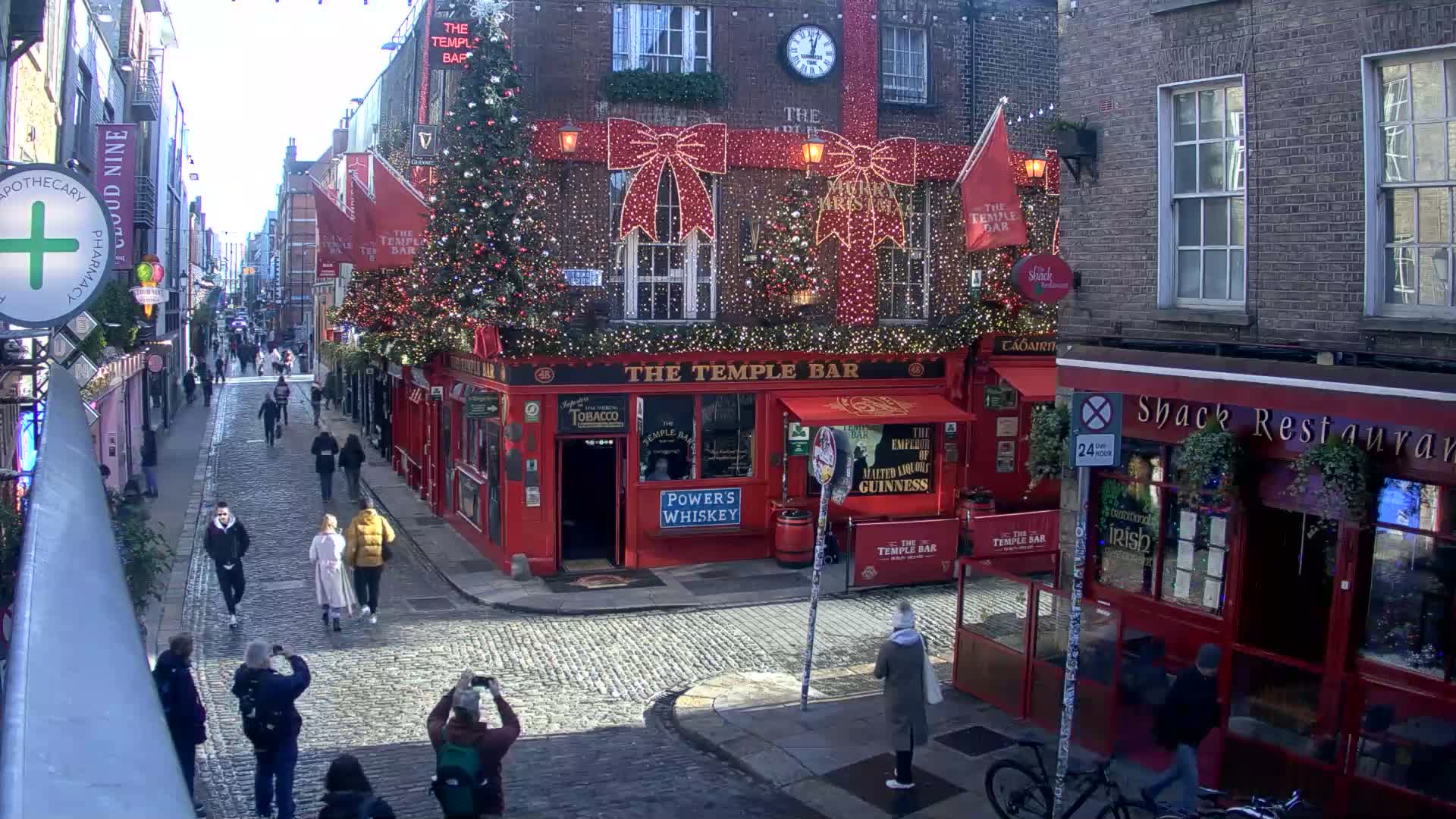 South Dublin , 45 Temple Bar Street Live Cam - Dublin,Eastern and Midland, Leinster, Ireland 