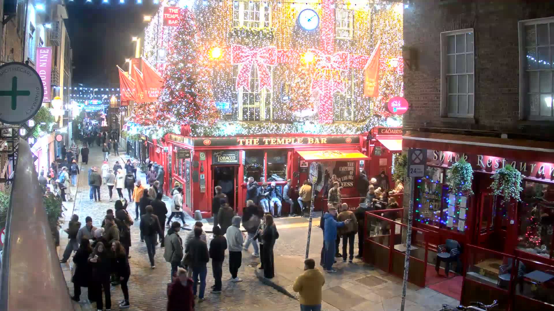 South Dublin , 45 Temple Bar Street Live Cam - Dublin,Eastern and Midland, Leinster, Ireland 