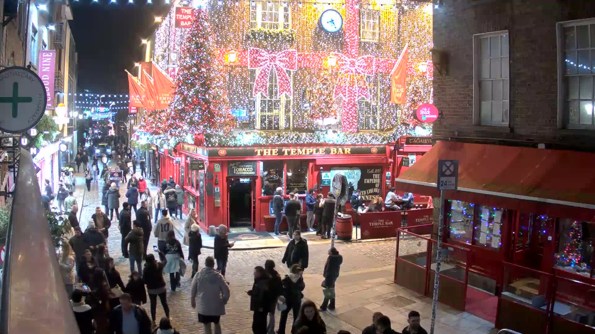 South Dublin , 45 Temple Bar Street Live Cam - Dublin,Eastern and Midland, Leinster, Ireland 