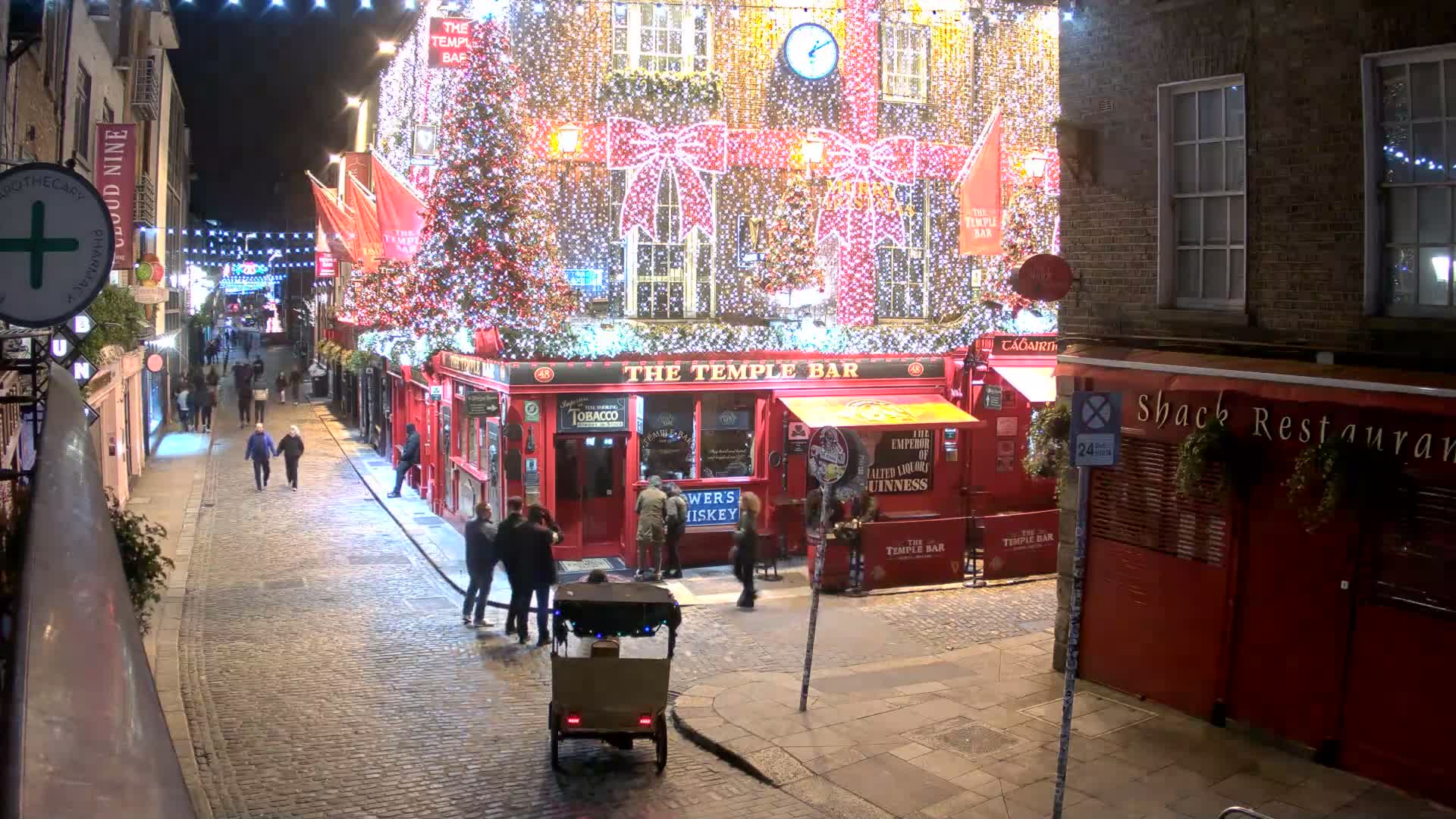 South Dublin , 45 Temple Bar Street Live Cam - Dublin,Eastern and Midland, Leinster, Ireland 