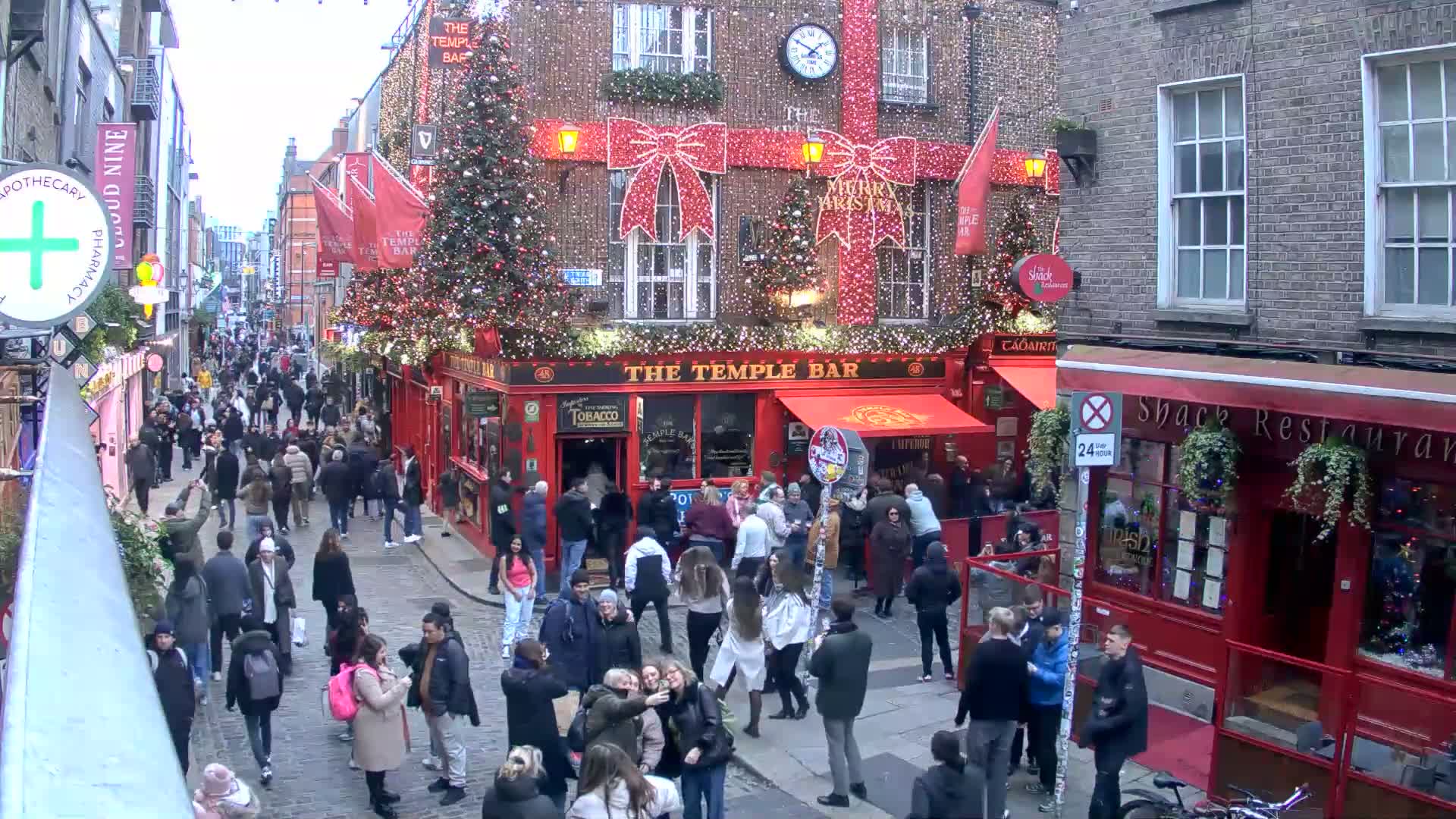 South Dublin , 45 Temple Bar Street Live Cam - Dublin,Eastern and Midland, Leinster, Ireland 