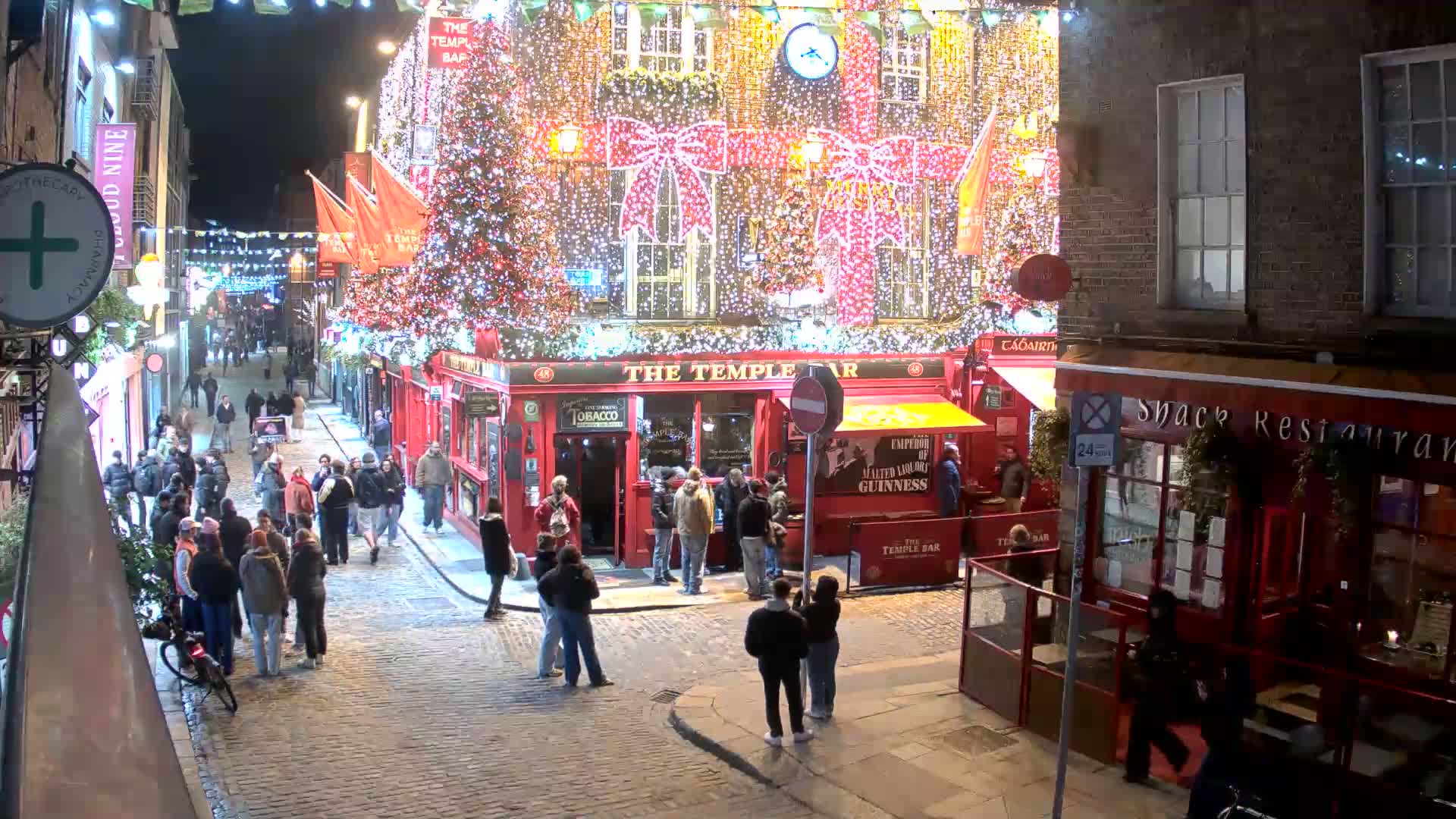 South Dublin , 45 Temple Bar Street Live Cam - Dublin,Eastern and Midland, Leinster, Ireland 