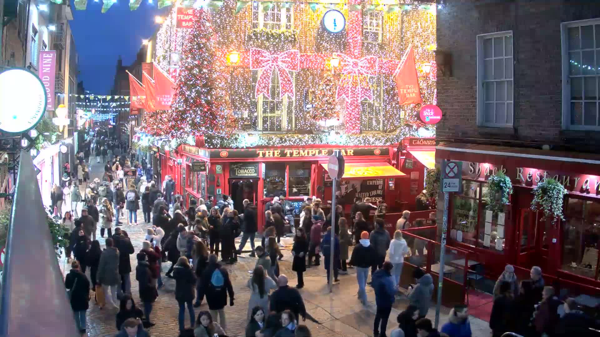 South Dublin , 45 Temple Bar Street Live Cam - Dublin,Eastern and Midland, Leinster, Ireland 