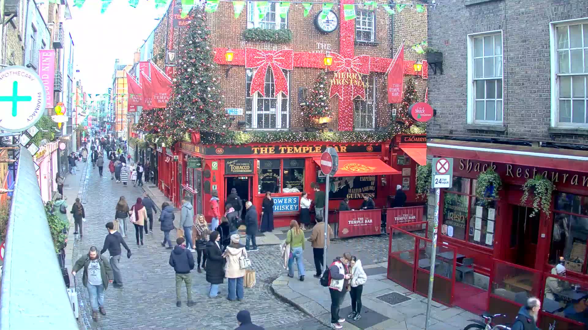 South Dublin , 45 Temple Bar Street Live Cam - Dublin,Eastern and Midland, Leinster, Ireland 