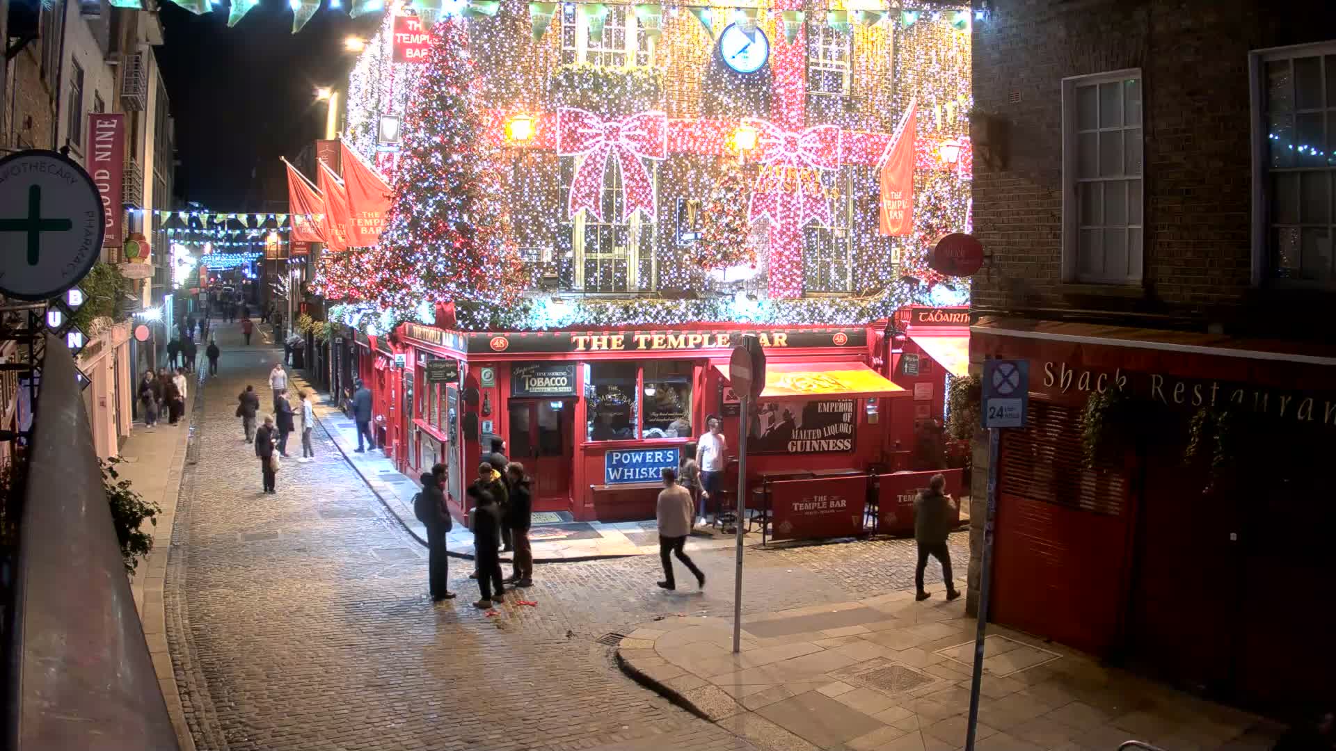 South Dublin , 45 Temple Bar Street Live Cam - Dublin,Eastern and Midland, Leinster, Ireland 