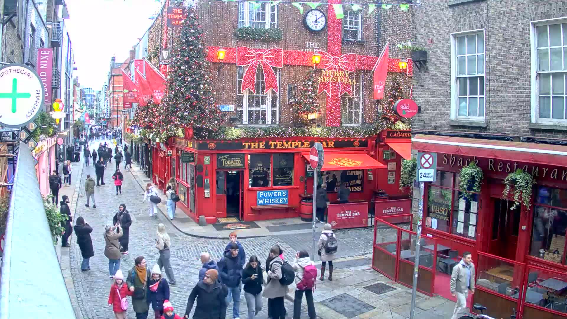 South Dublin , 45 Temple Bar Street Live Cam - Dublin,Eastern and Midland, Leinster, Ireland 