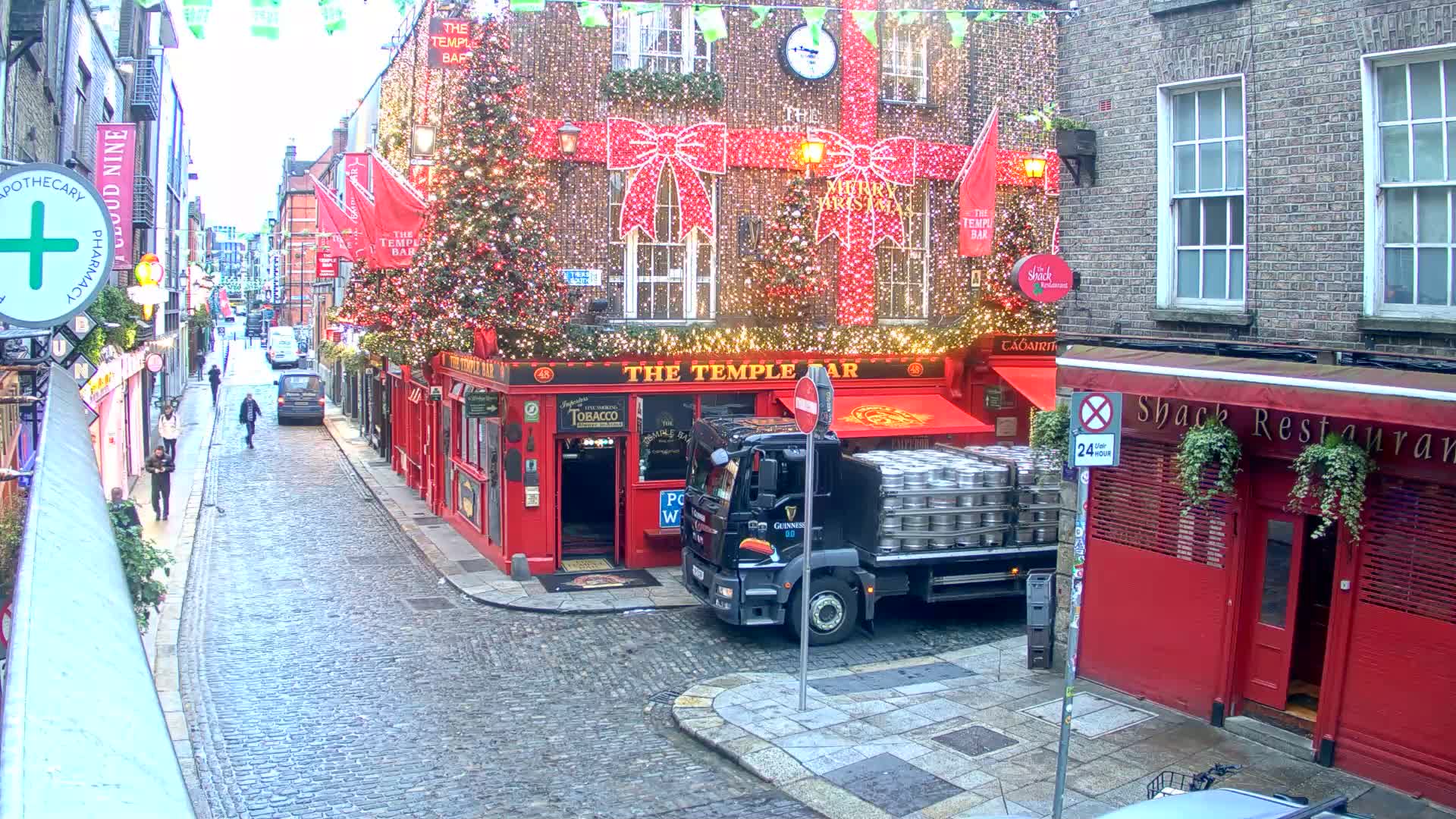 South Dublin , 45 Temple Bar Street Live Cam - Dublin,Eastern and Midland, Leinster, Ireland 
