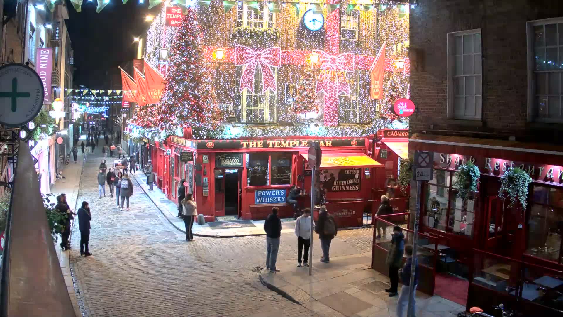 South Dublin , 45 Temple Bar Street Live Cam - Dublin,Eastern and Midland, Leinster, Ireland 
