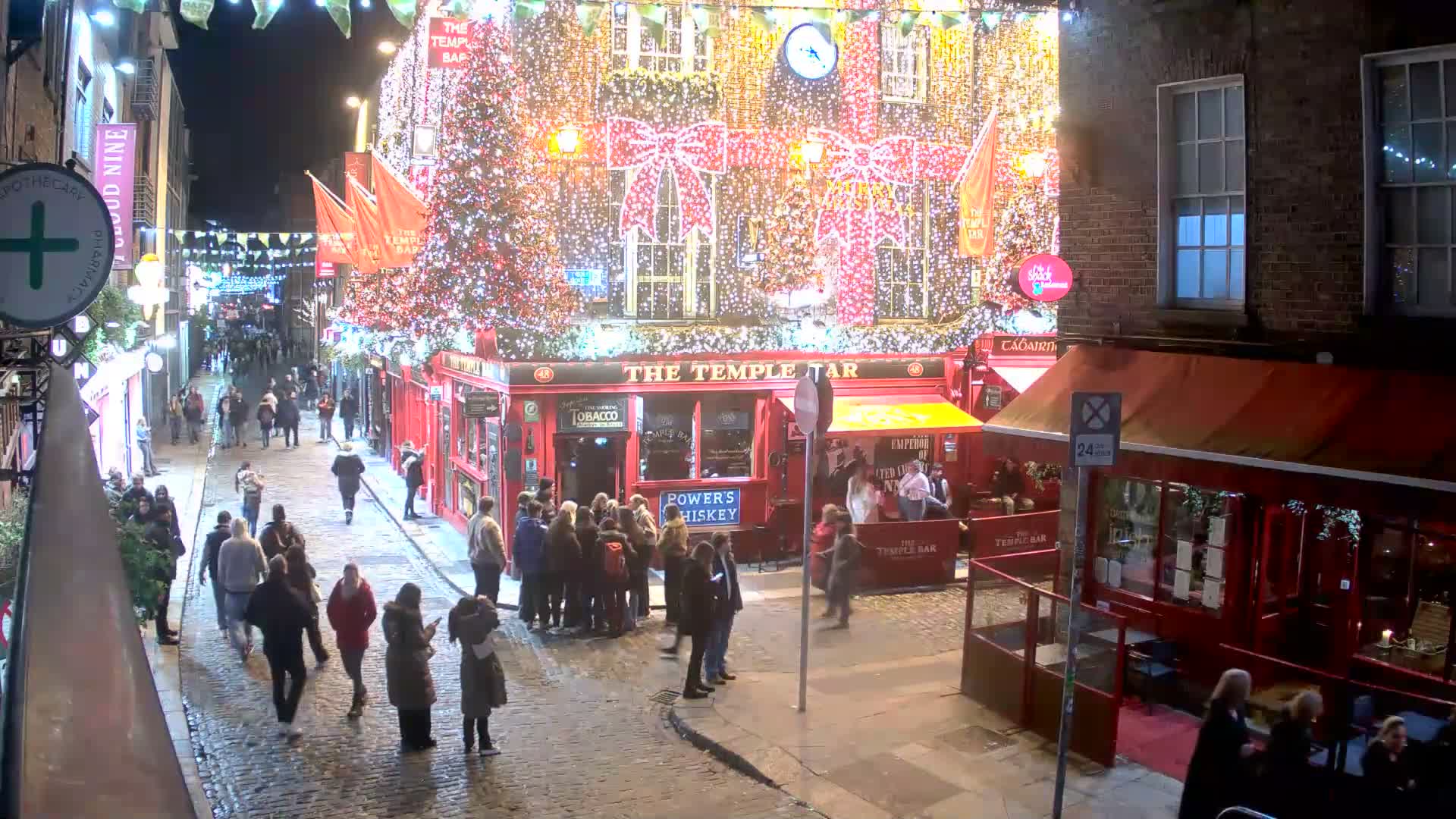 South Dublin , 45 Temple Bar Street Live Cam - Dublin,Eastern and Midland, Leinster, Ireland 