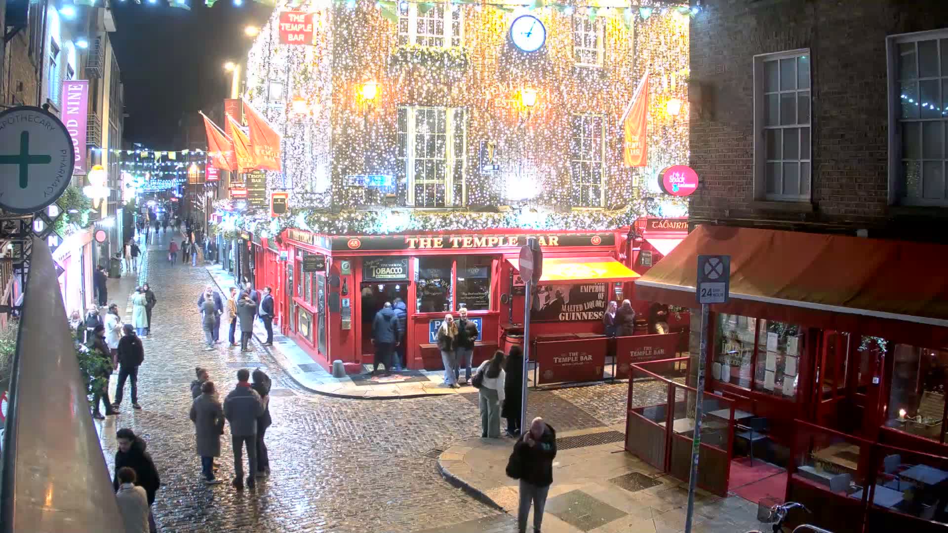 South Dublin , 45 Temple Bar Street Live Cam - Dublin,Eastern and Midland, Leinster, Ireland 