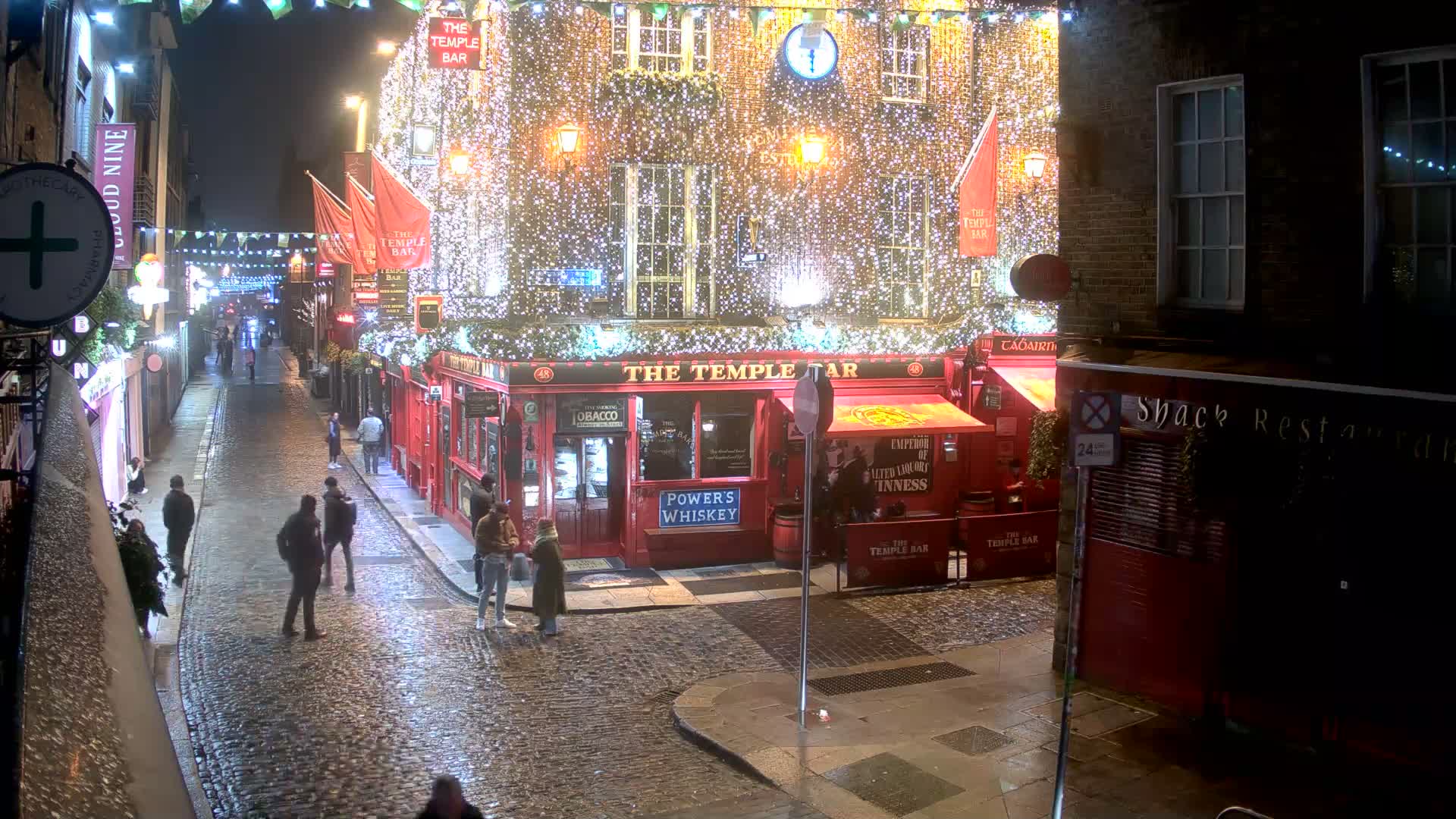 South Dublin , 45 Temple Bar Street Live Cam - Dublin,Eastern and Midland, Leinster, Ireland 