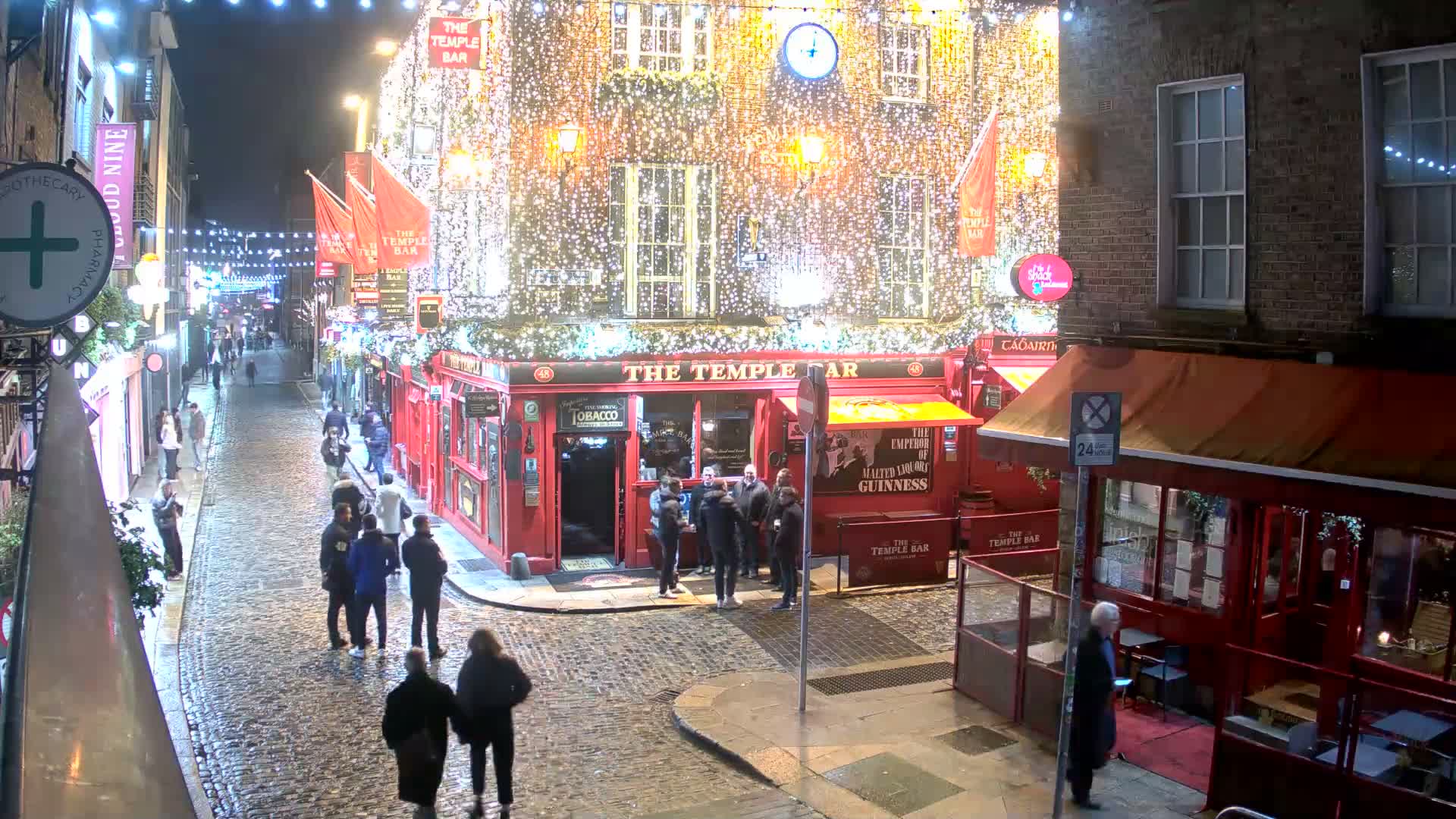 South Dublin , 45 Temple Bar Street Live Cam - Dublin,Eastern and Midland, Leinster, Ireland 