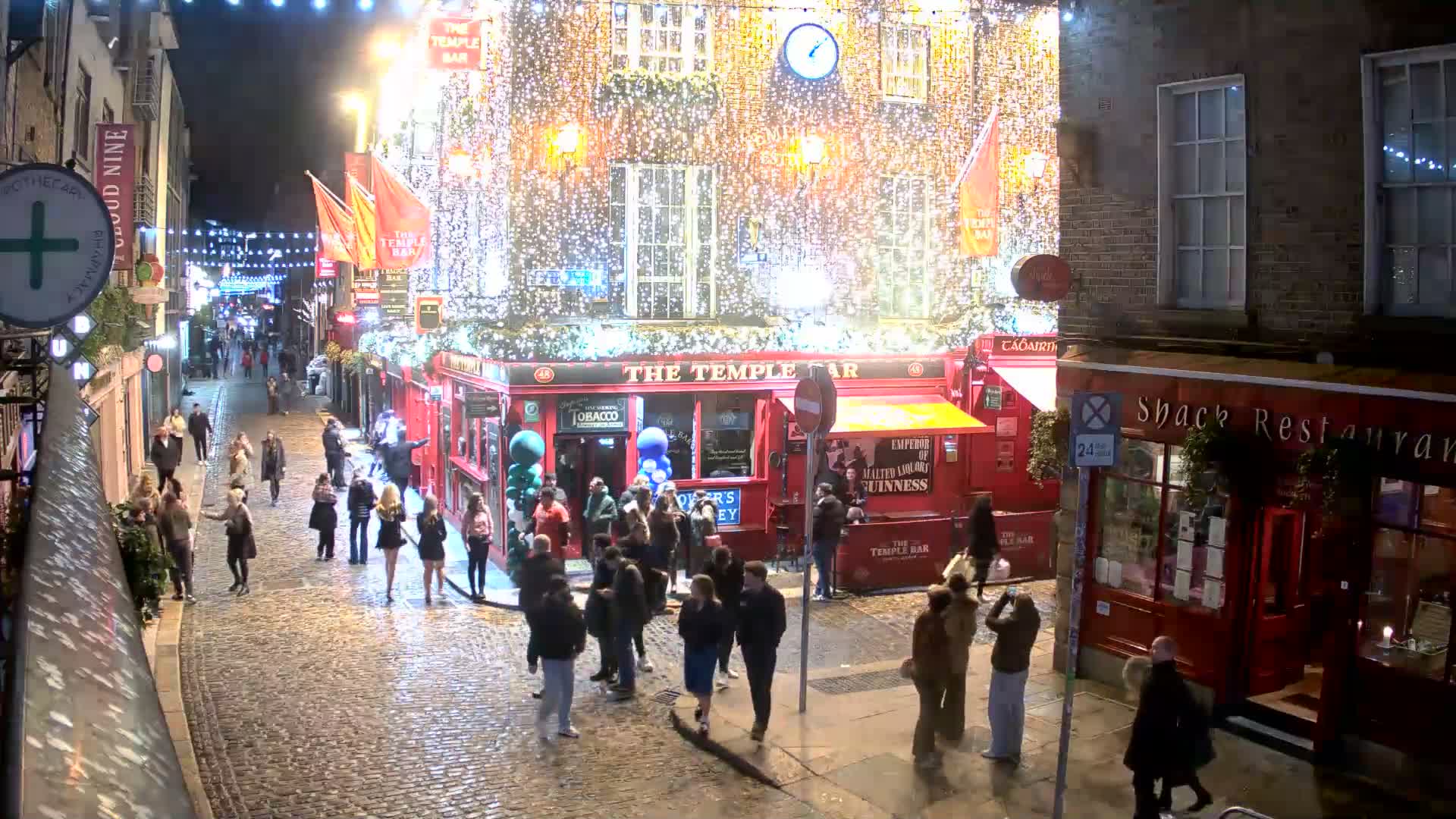 South Dublin , 45 Temple Bar Street Live Cam - Dublin,Eastern and Midland, Leinster, Ireland 