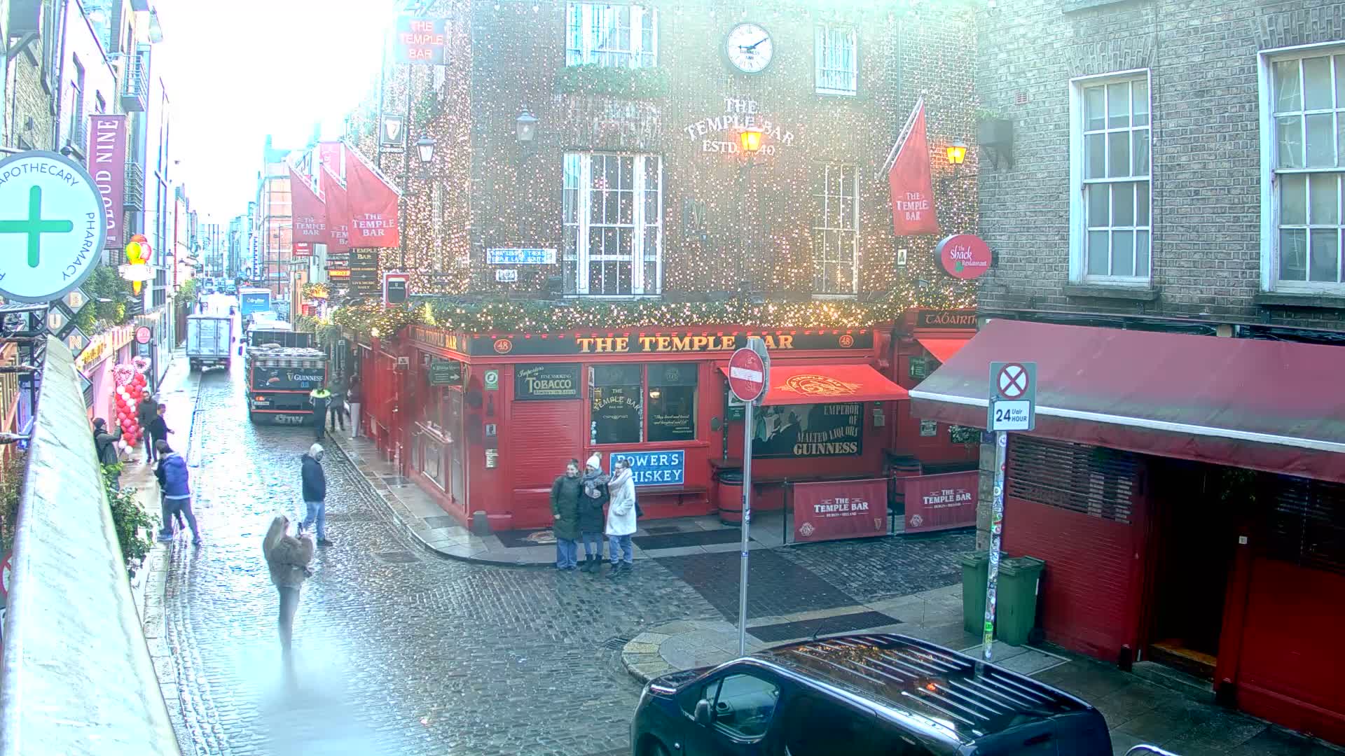 South Dublin , 45 Temple Bar Street Live Cam - Dublin,Eastern and Midland, Leinster, Ireland 