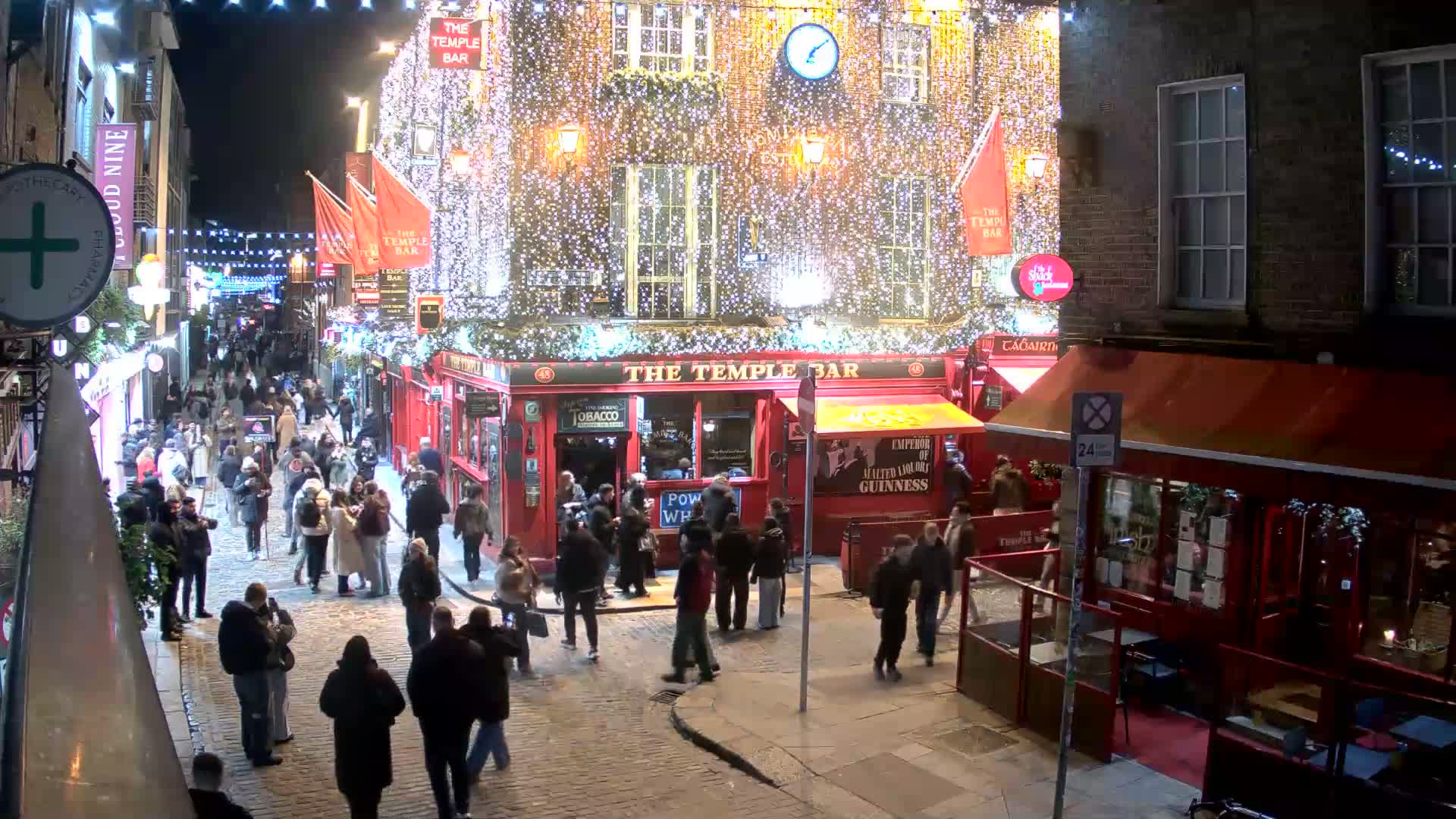 South Dublin , 45 Temple Bar Street Live Cam - Dublin,Eastern and Midland, Leinster, Ireland 
