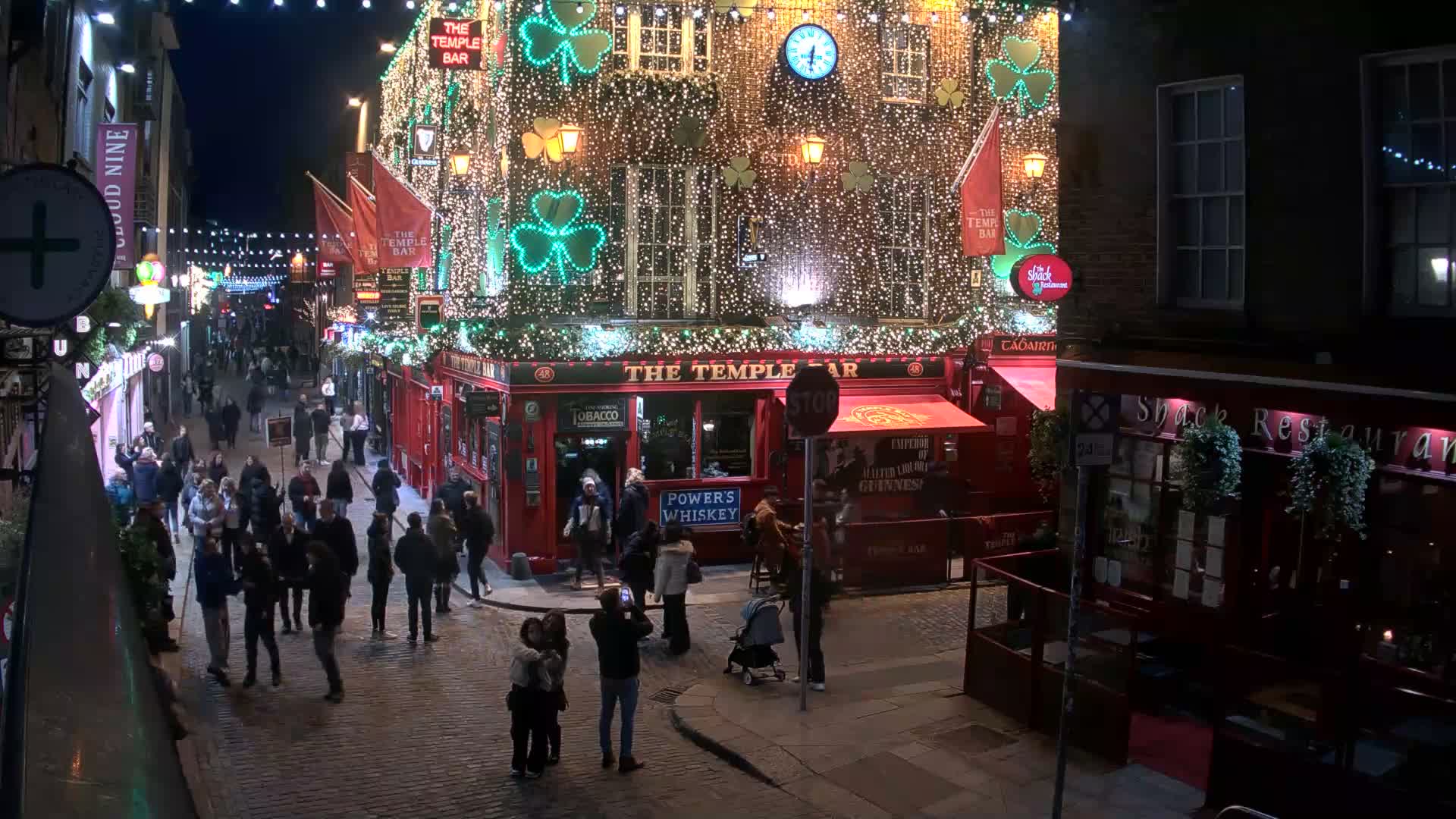 South Dublin , 45 Temple Bar Street Live Cam - Dublin,Eastern and Midland, Leinster, Ireland 