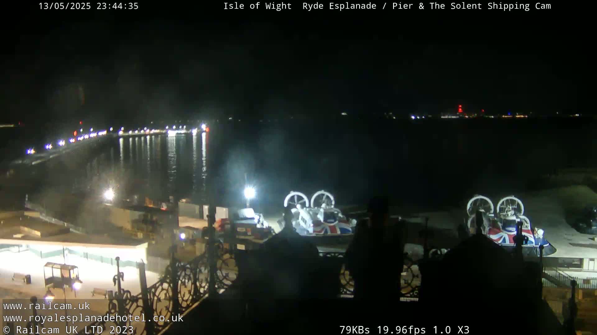 Ryde Pier & Beach Live Cam -Isle Of Wight, South East, England, United Kingdom
