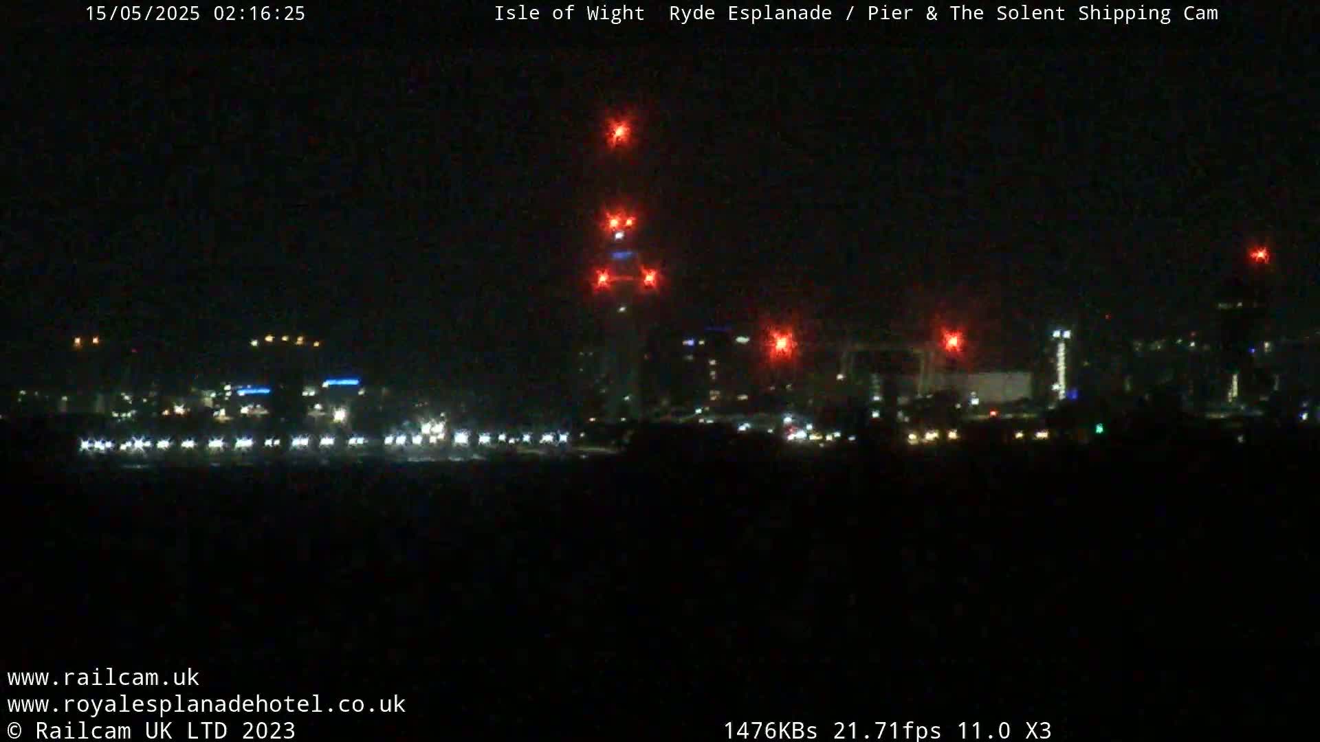 Ryde Pier & Beach Live Cam -Isle Of Wight, South East, England, United Kingdom