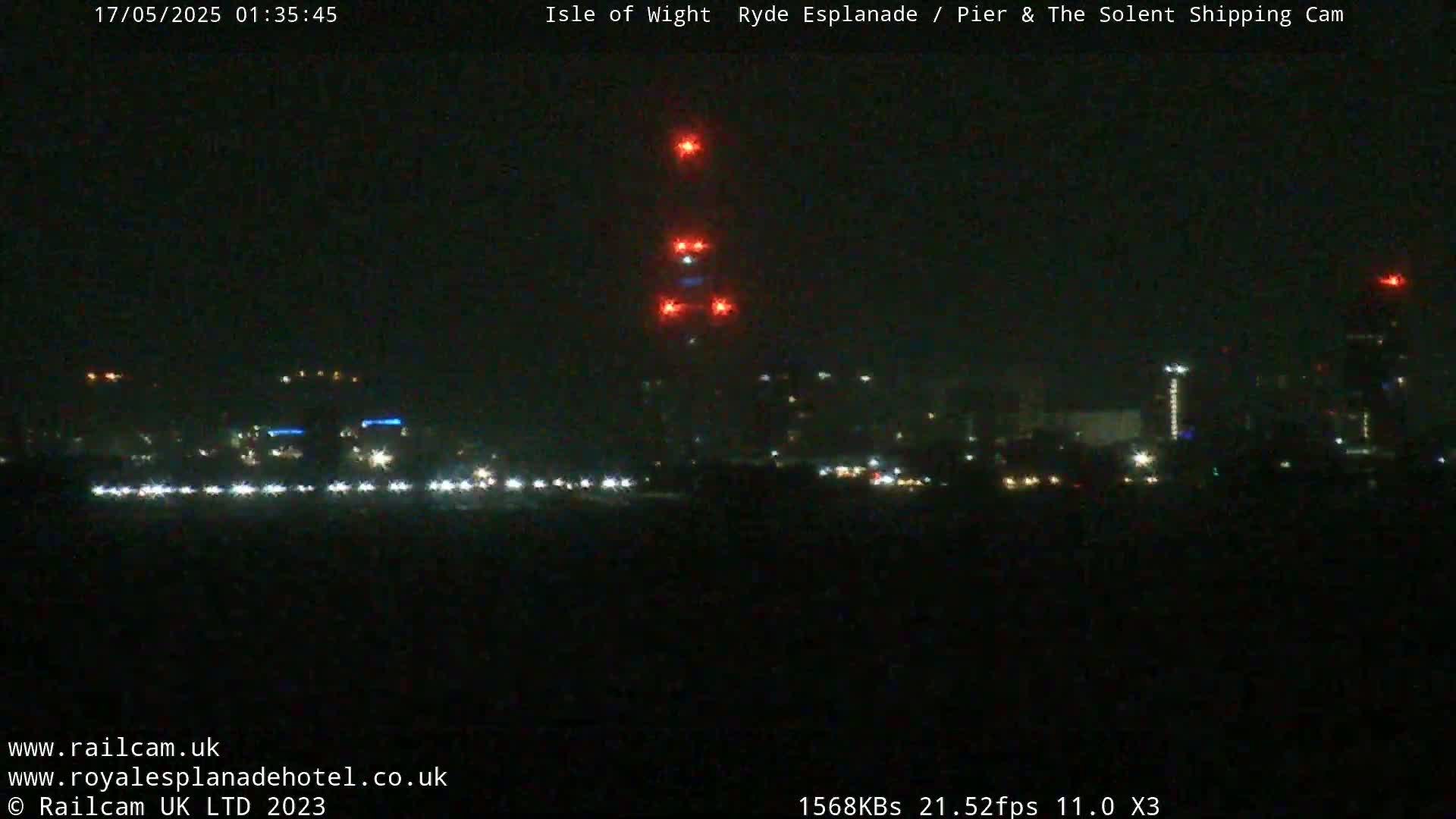 Ryde Pier & Beach Live Cam -Isle Of Wight, South East, England, United Kingdom
