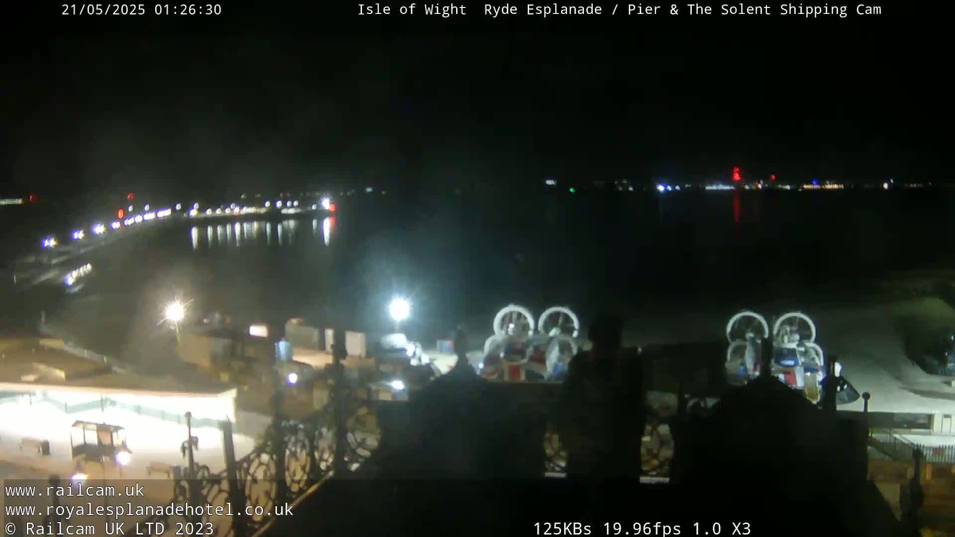Ryde Pier & Beach Live Cam -Isle Of Wight, South East, England, United Kingdom