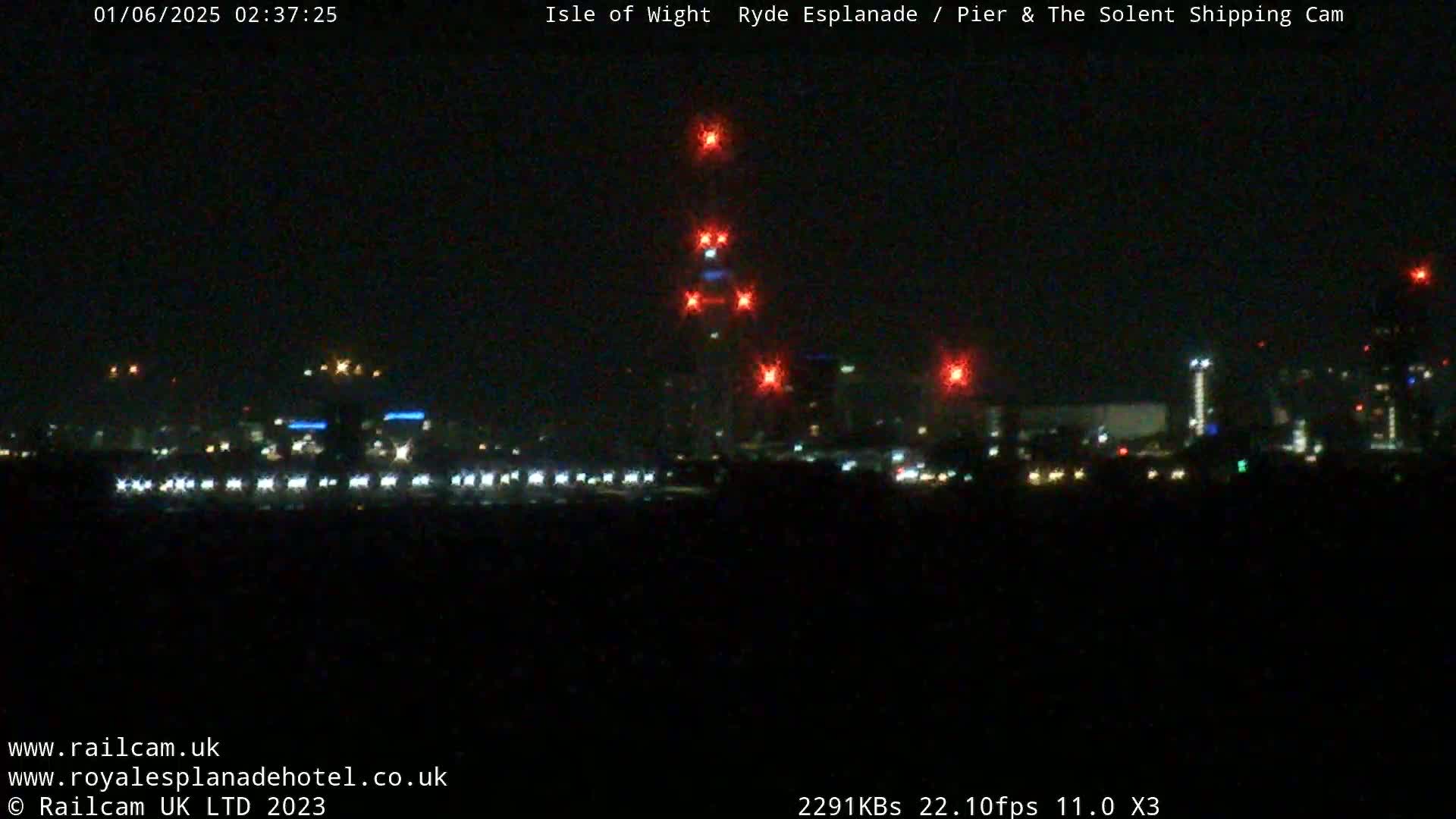 Ryde Pier & Beach Live Cam -Isle Of Wight, South East, England, United Kingdom