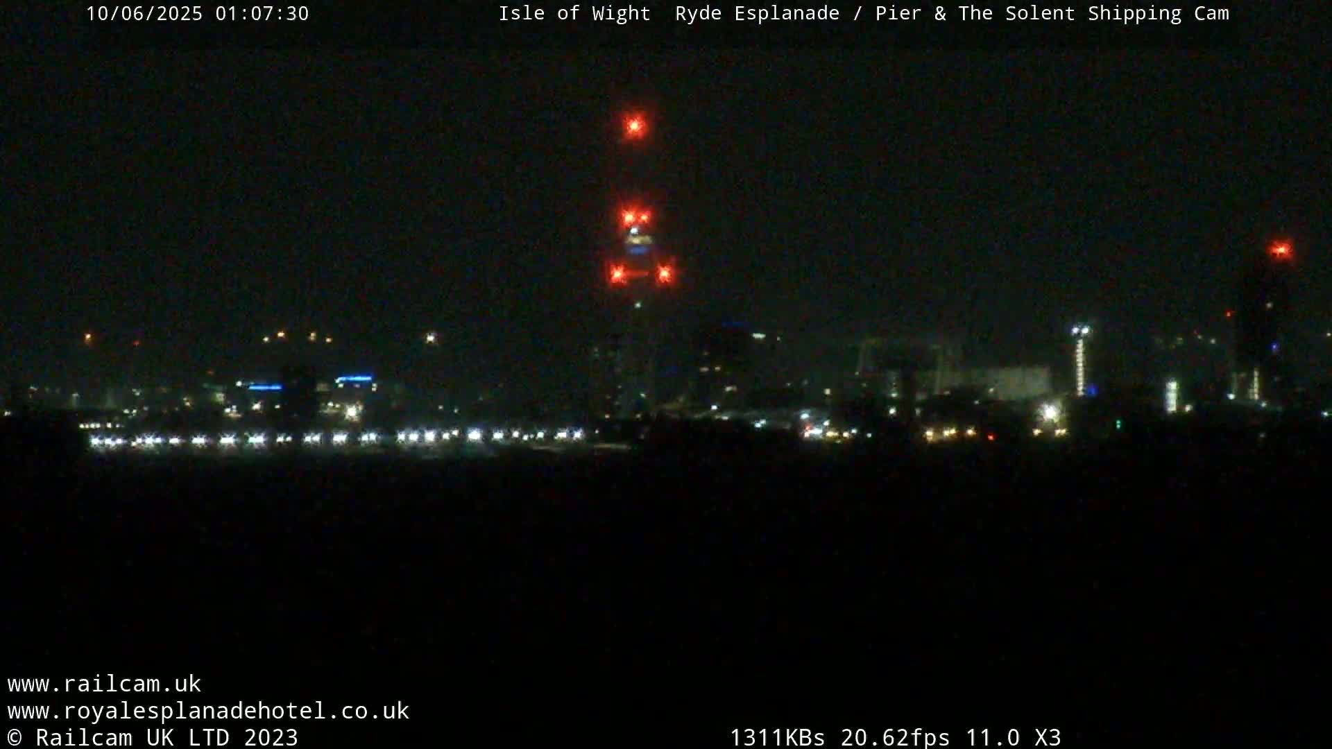 Ryde Pier & Beach Live Cam -Isle Of Wight, South East, England, United Kingdom