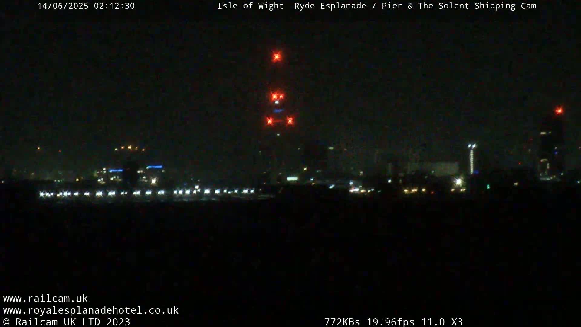 Ryde Pier & Beach Live Cam -Isle Of Wight, South East, England, United Kingdom