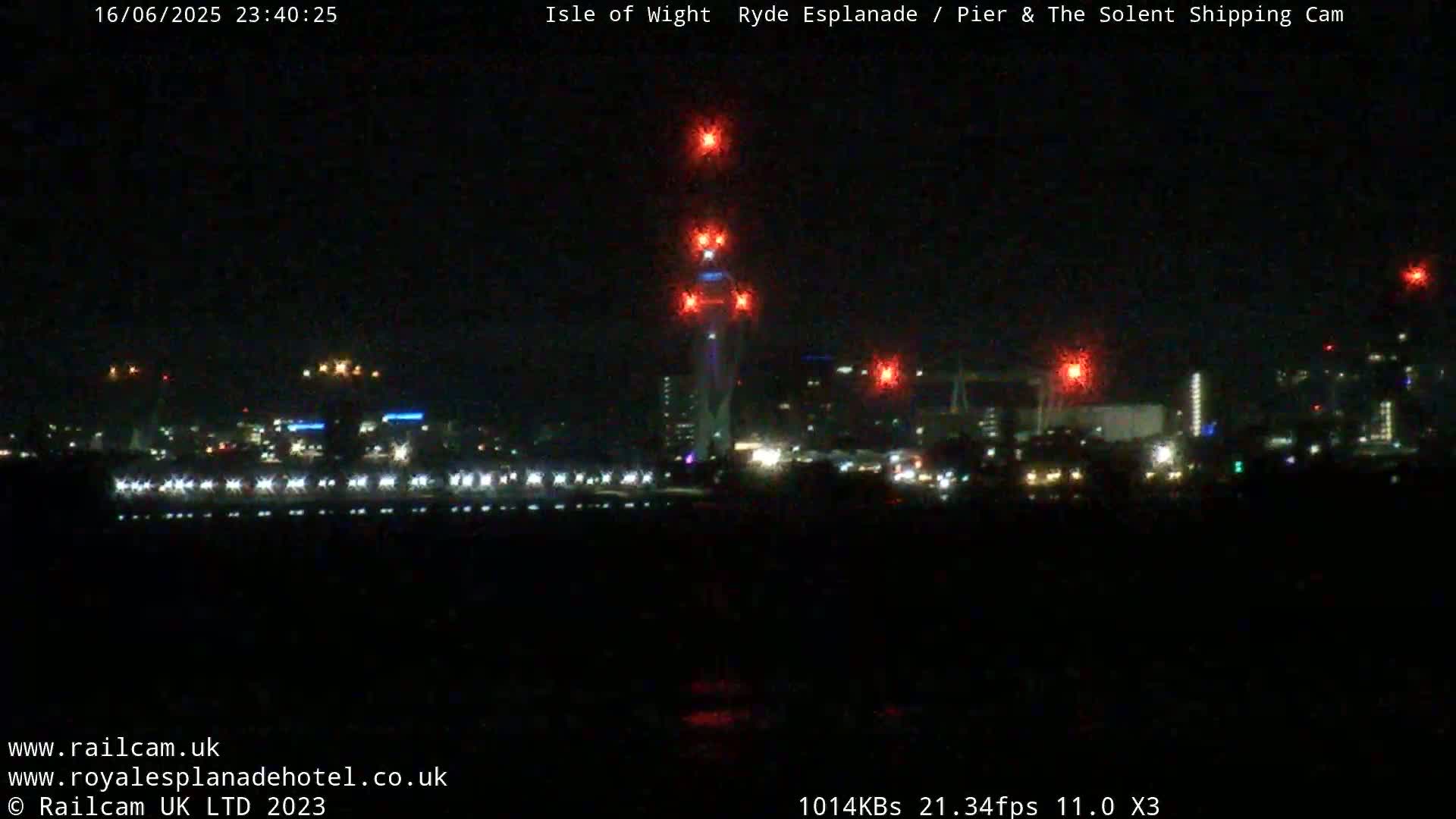 Ryde Pier & Beach Live Cam -Isle Of Wight, South East, England, United Kingdom