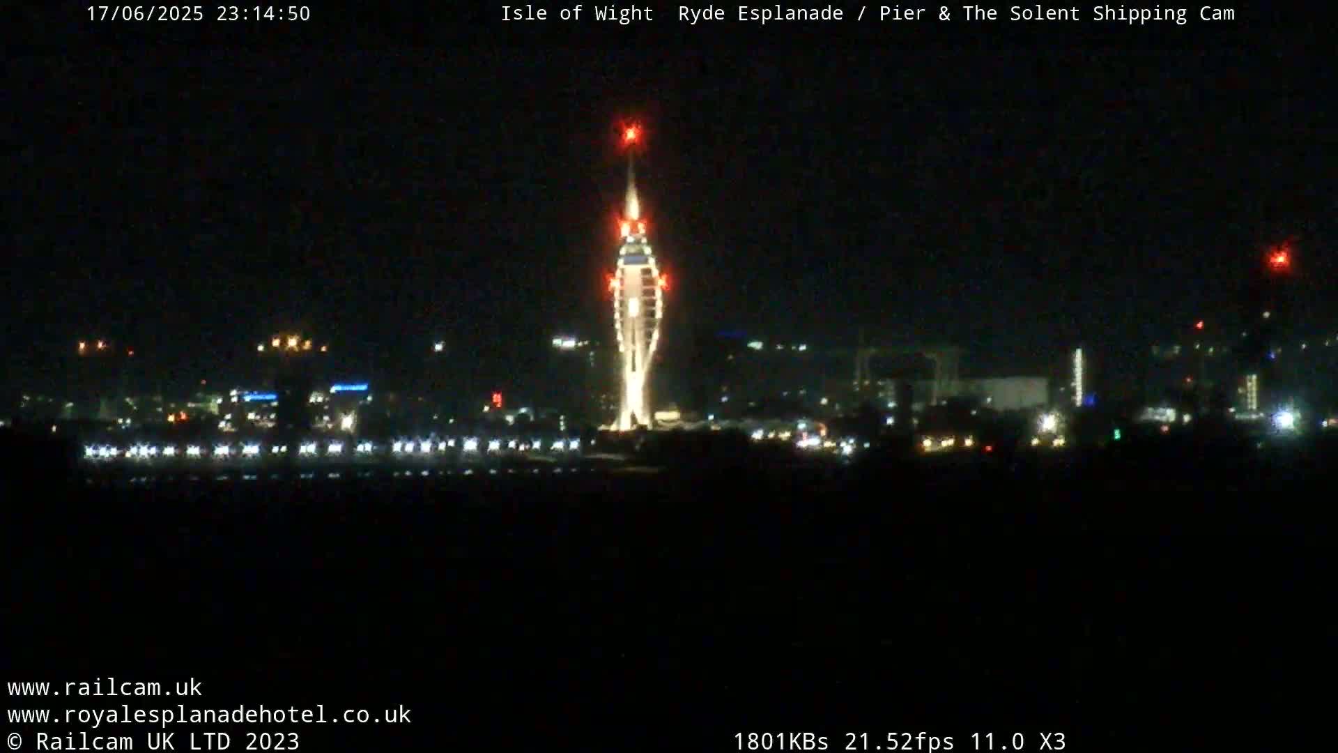 Ryde Pier & Beach Live Cam -Isle Of Wight, South East, England, United Kingdom