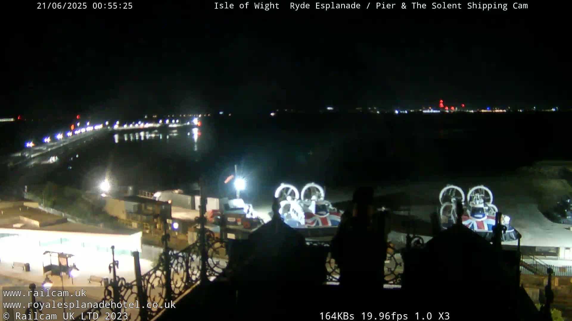 Ryde Pier & Beach Live Cam -Isle Of Wight, South East, England, United Kingdom