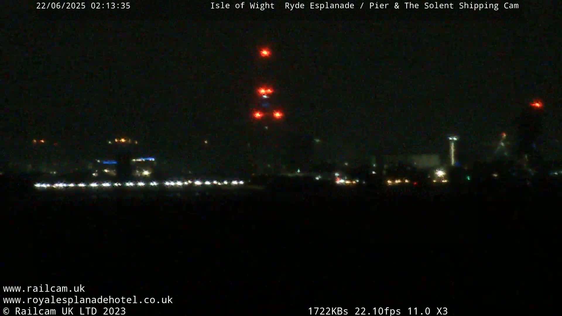 Ryde Pier & Beach Live Cam -Isle Of Wight, South East, England, United Kingdom