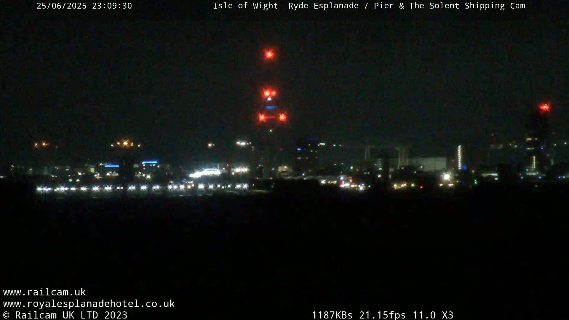 Ryde Pier & Beach Live Cam -Isle Of Wight, South East, England, United Kingdom