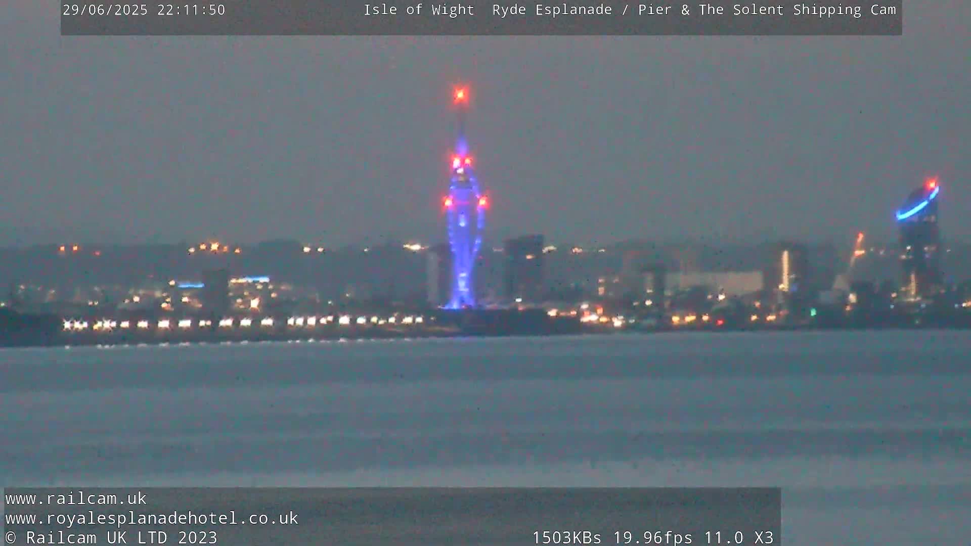 Ryde Pier & Beach Live Cam -Isle Of Wight, South East, England, United Kingdom