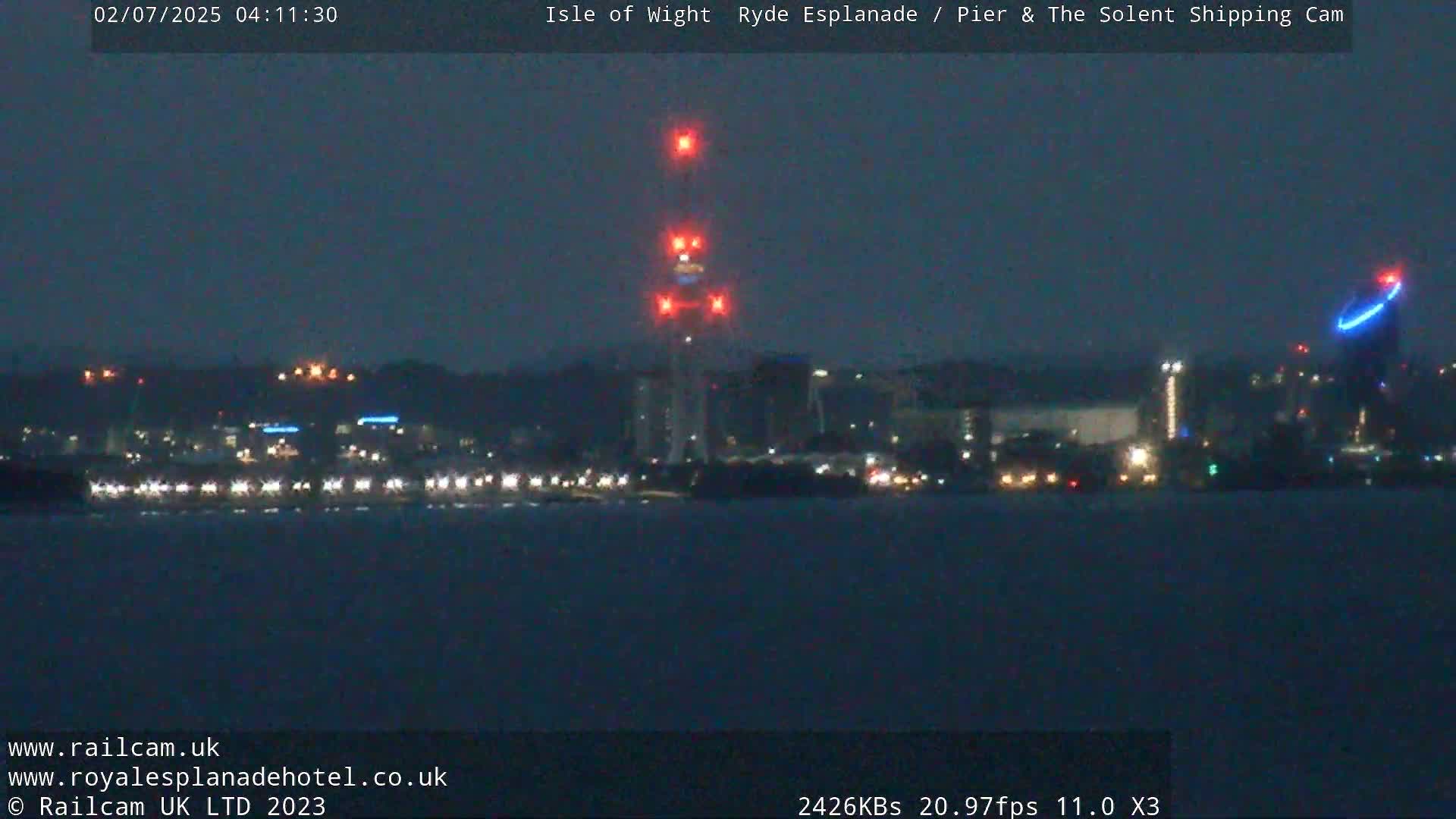 Ryde Pier & Beach Live Cam -Isle Of Wight, South East, England, United Kingdom