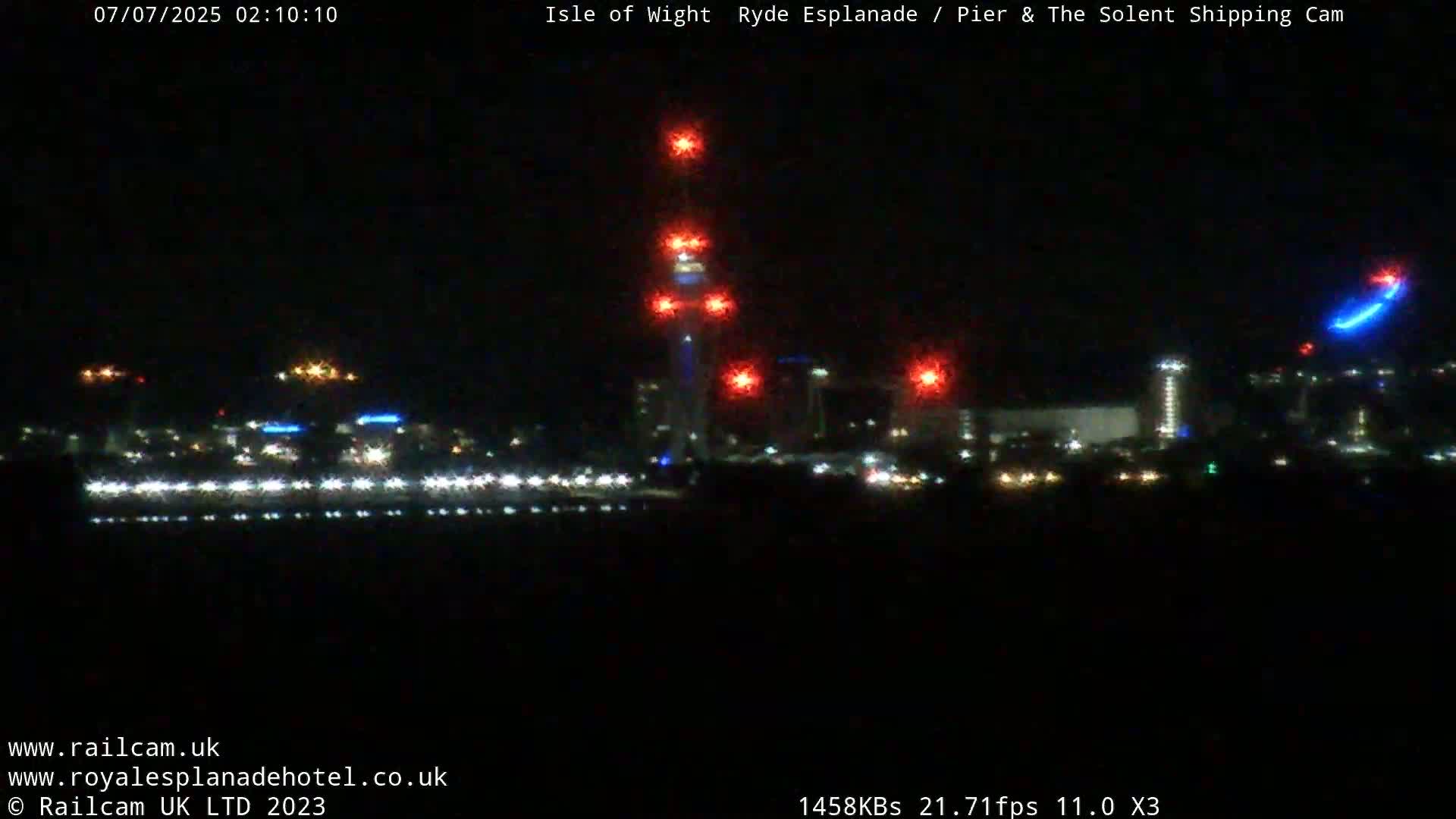Ryde Pier & Beach Live Cam -Isle Of Wight, South East, England, United Kingdom