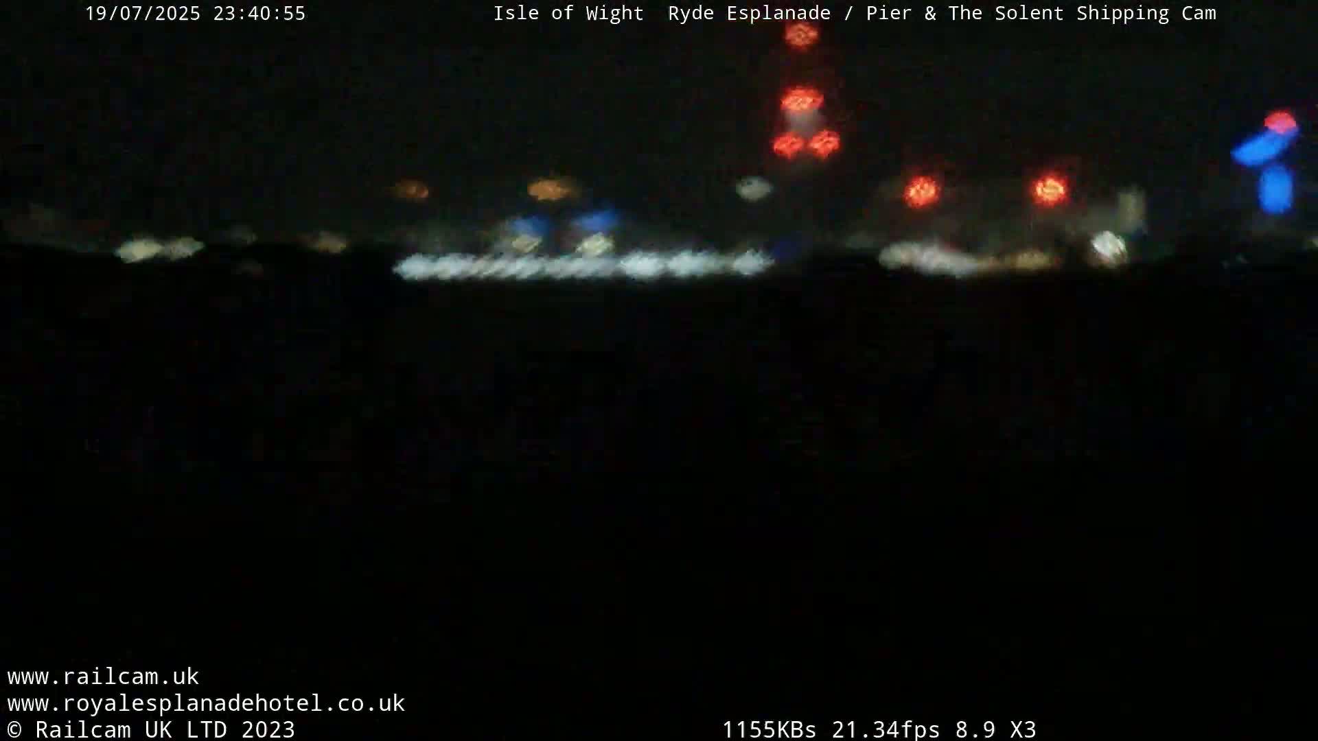 Ryde Pier & Beach Live Cam -Isle Of Wight, South East, England, United Kingdom