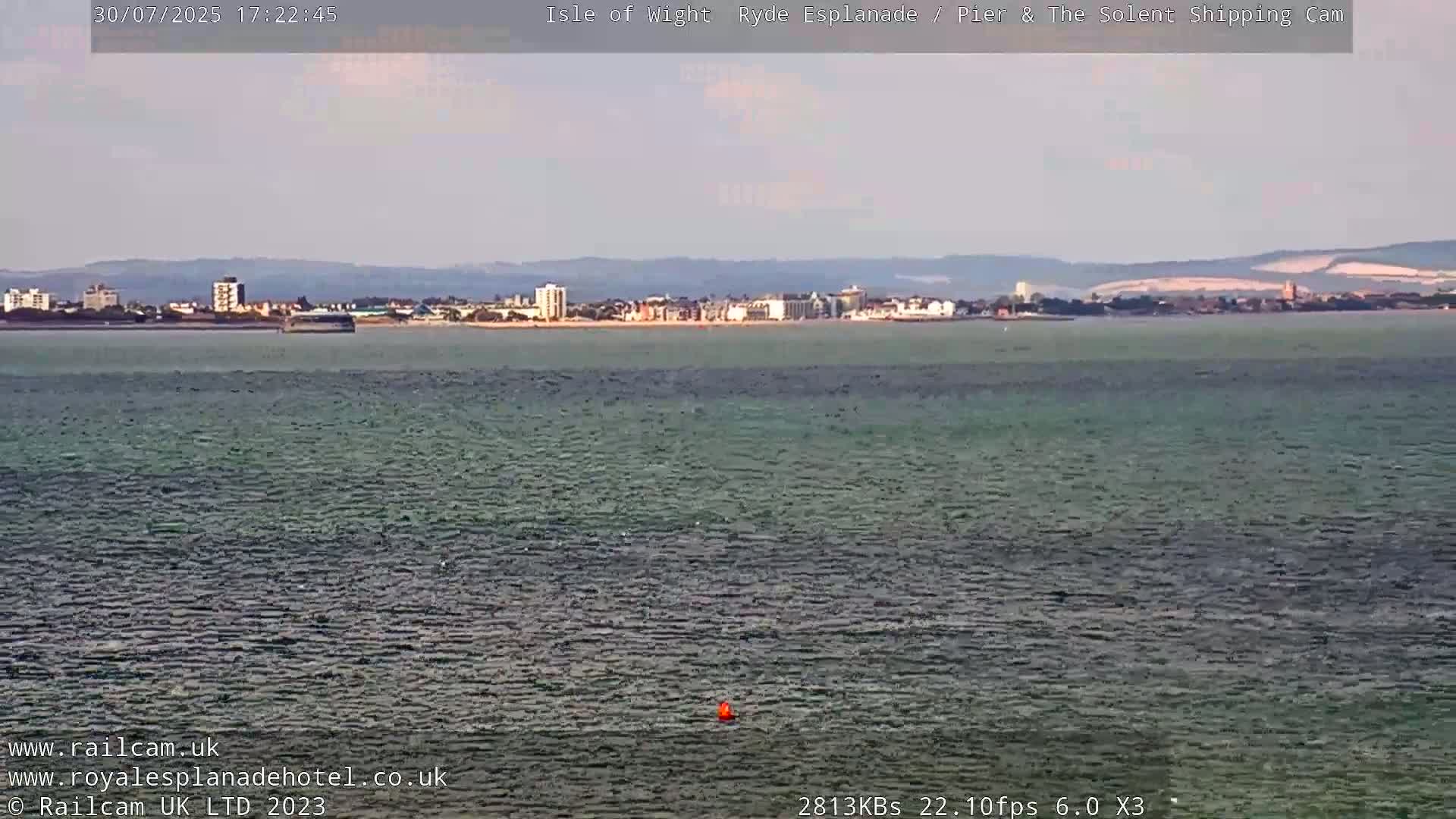 Ryde Pier & Beach Live Cam -Isle Of Wight, South East, England, United Kingdom
