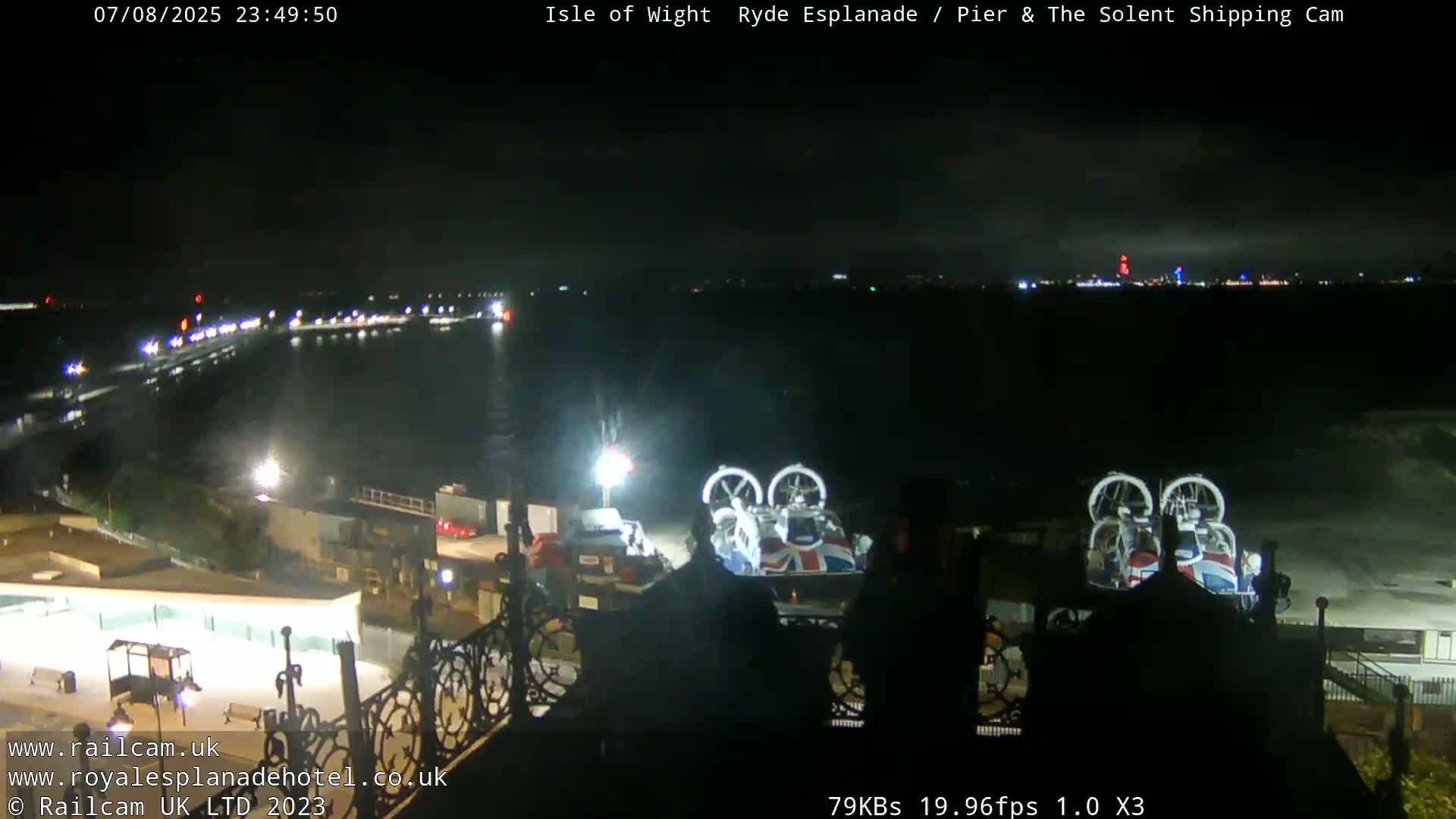 Ryde Pier & Beach Live Cam -Isle Of Wight, South East, England, United Kingdom