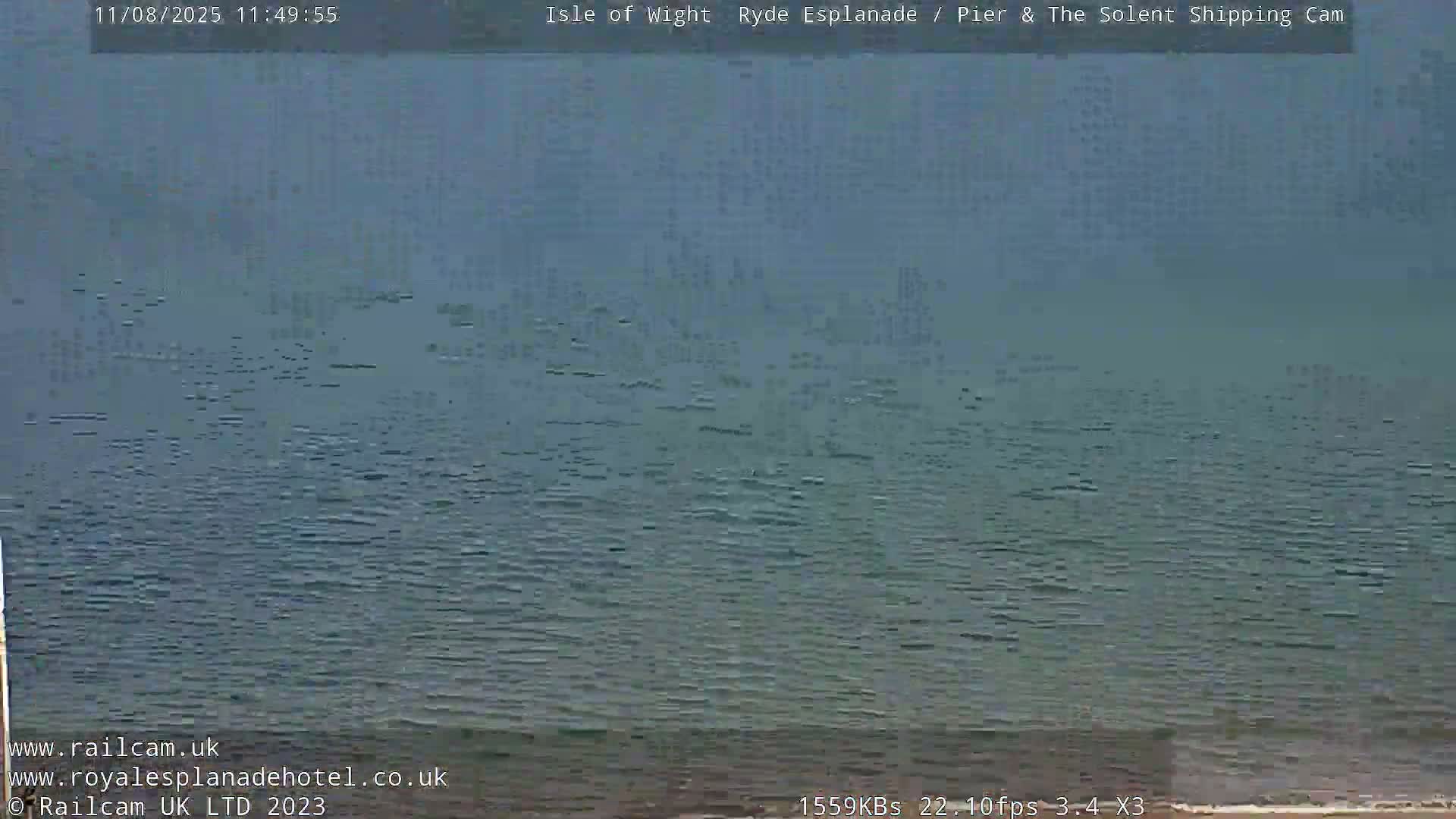 Ryde Pier & Beach Live Cam -Isle Of Wight, South East, England, United Kingdom
