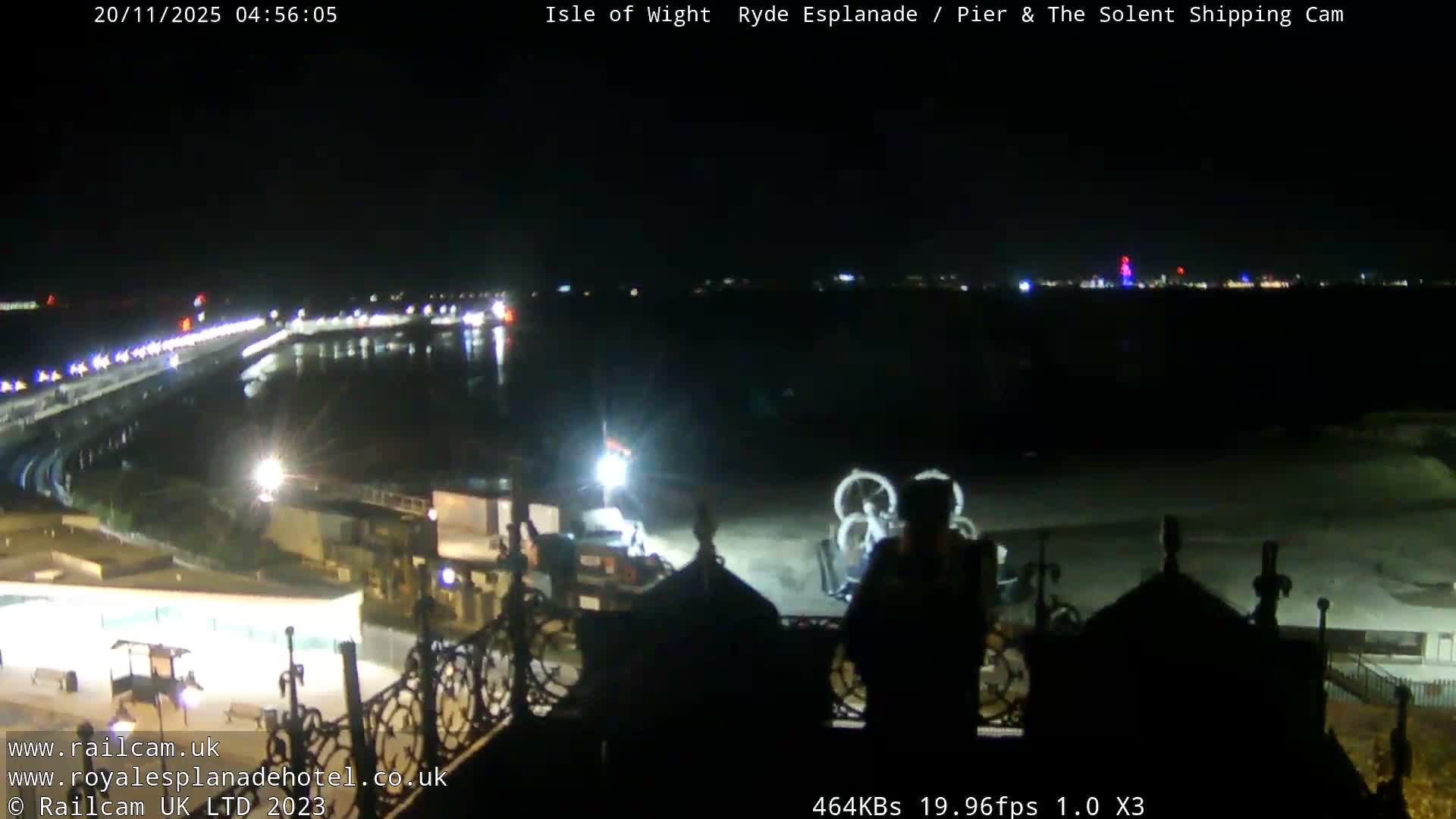 Ryde Pier & Beach Live Cam -Isle Of Wight, South East, England, United Kingdom