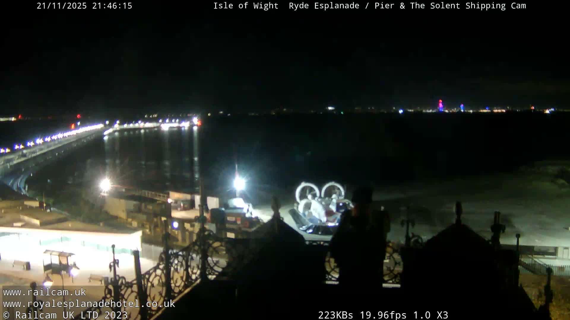 Ryde Pier & Beach Live Cam -Isle Of Wight, South East, England, United Kingdom