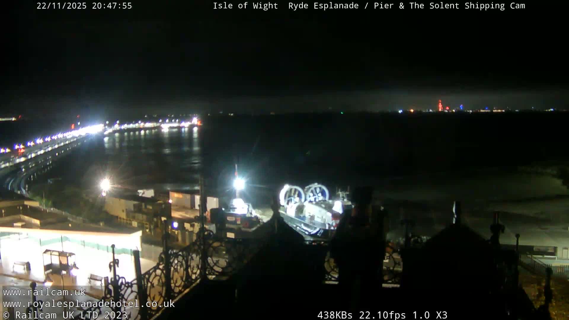 Ryde Pier & Beach Live Cam -Isle Of Wight, South East, England, United Kingdom