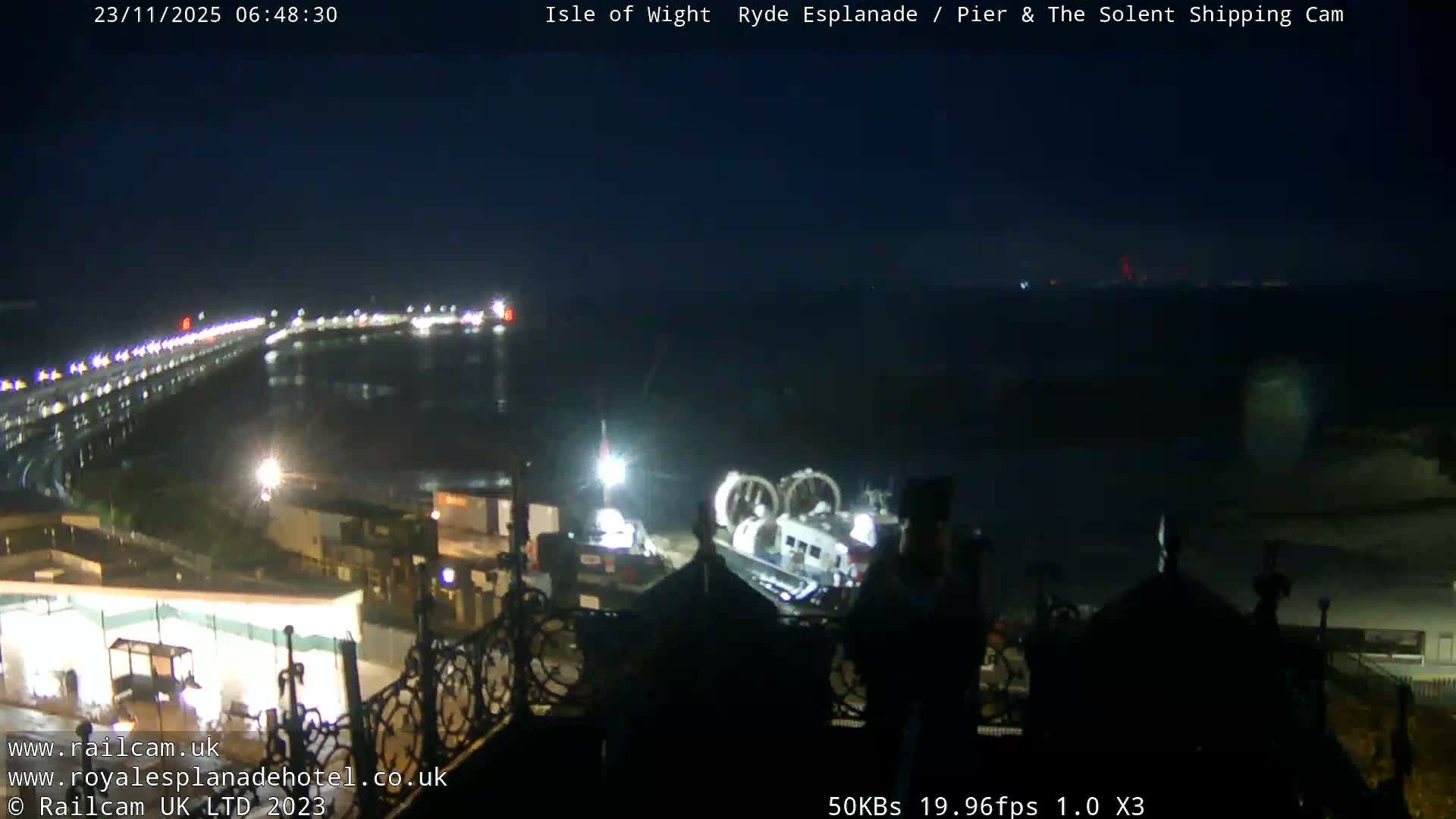 Ryde Pier & Beach Live Cam -Isle Of Wight, South East, England, United Kingdom