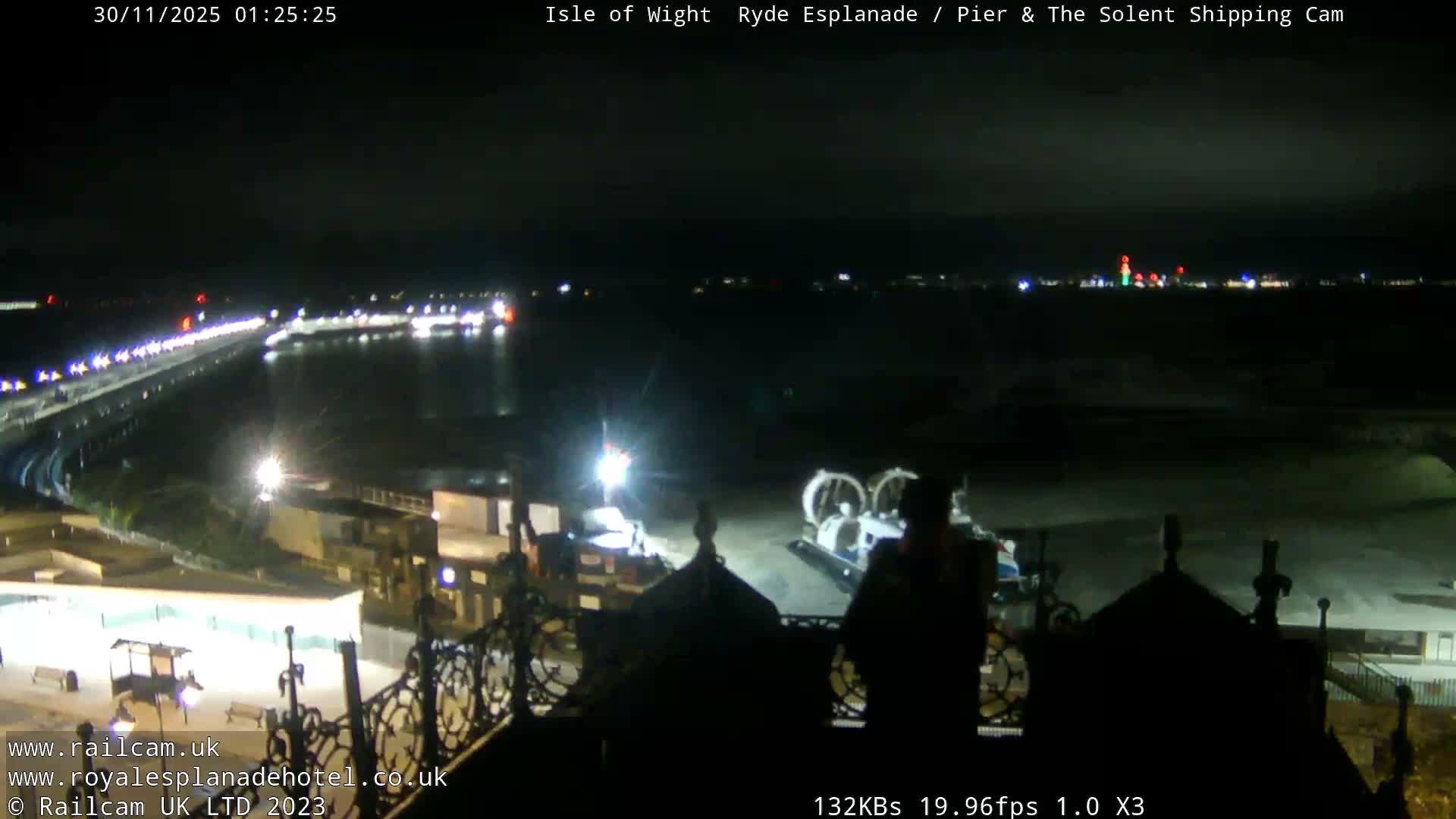 Ryde Pier & Beach Live Cam -Isle Of Wight, South East, England, United Kingdom