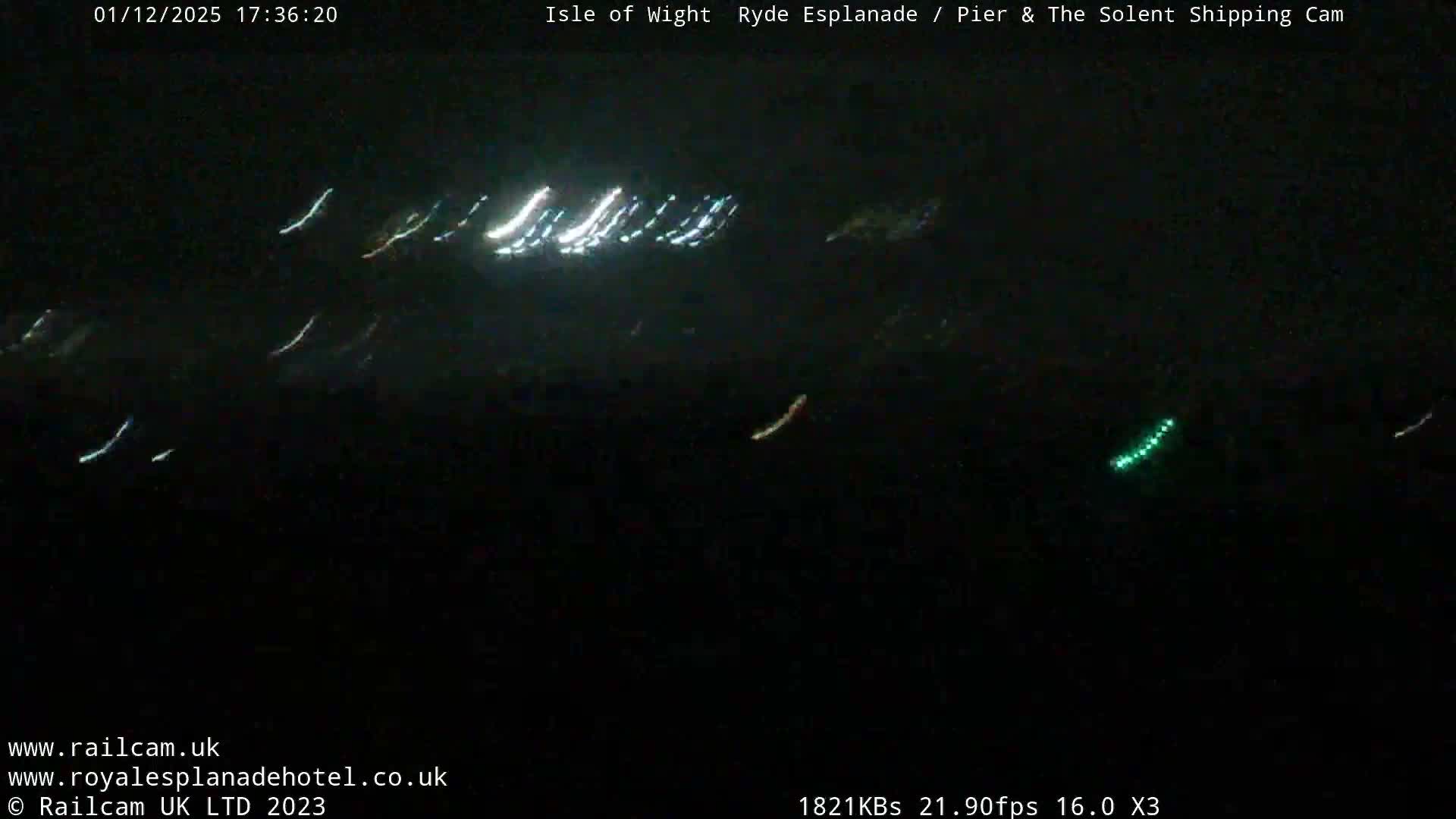 Ryde Pier & Beach Live Cam -Isle Of Wight, South East, England, United Kingdom