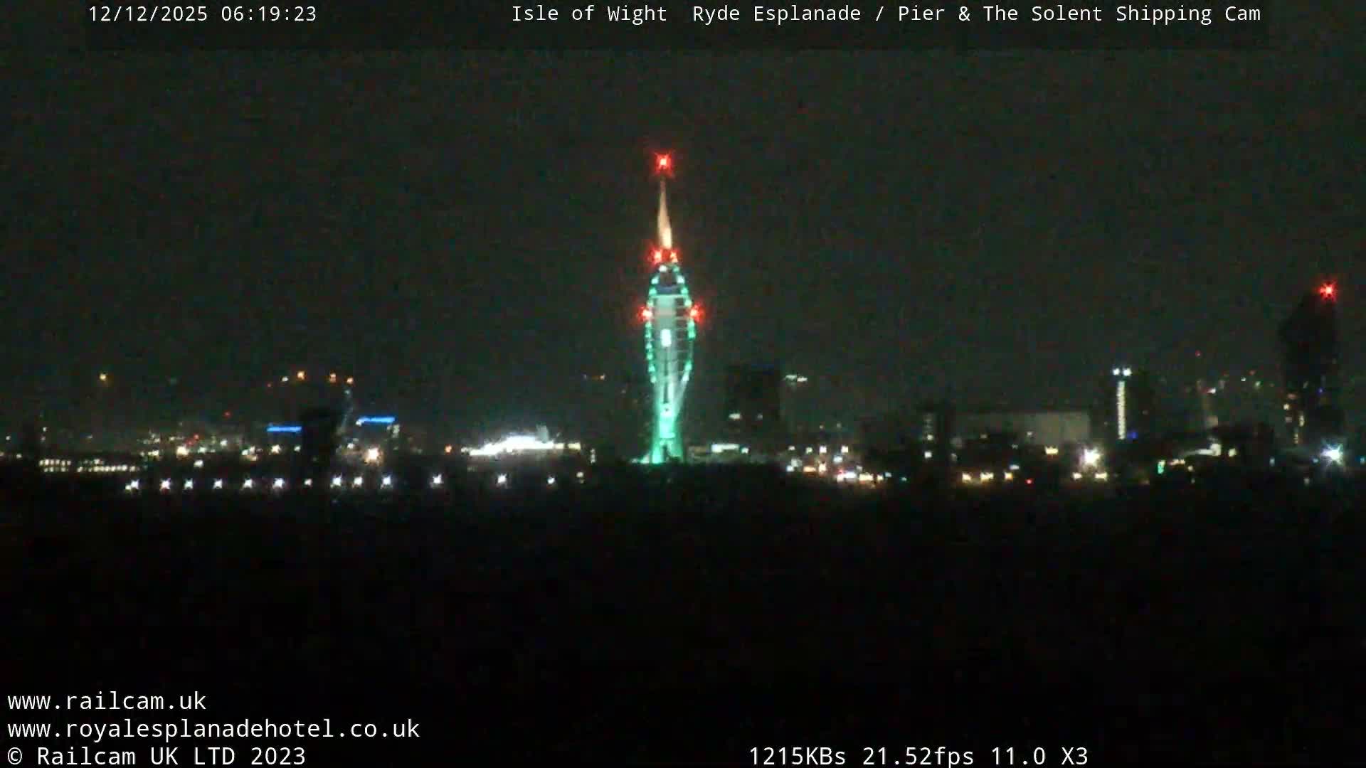 Ryde Pier & Beach Live Cam -Isle Of Wight, South East, England, United Kingdom