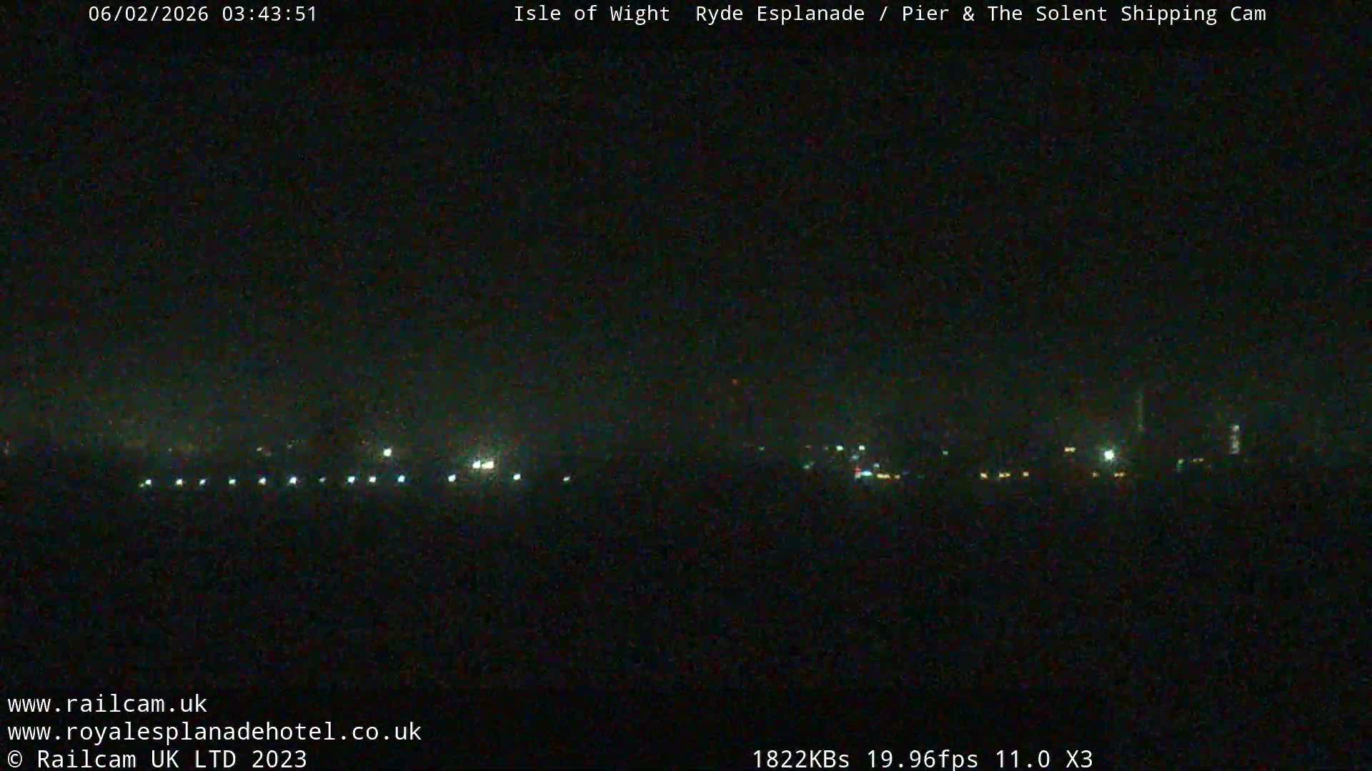 Ryde Pier & Beach Live Cam -Isle Of Wight, South East, England, United Kingdom