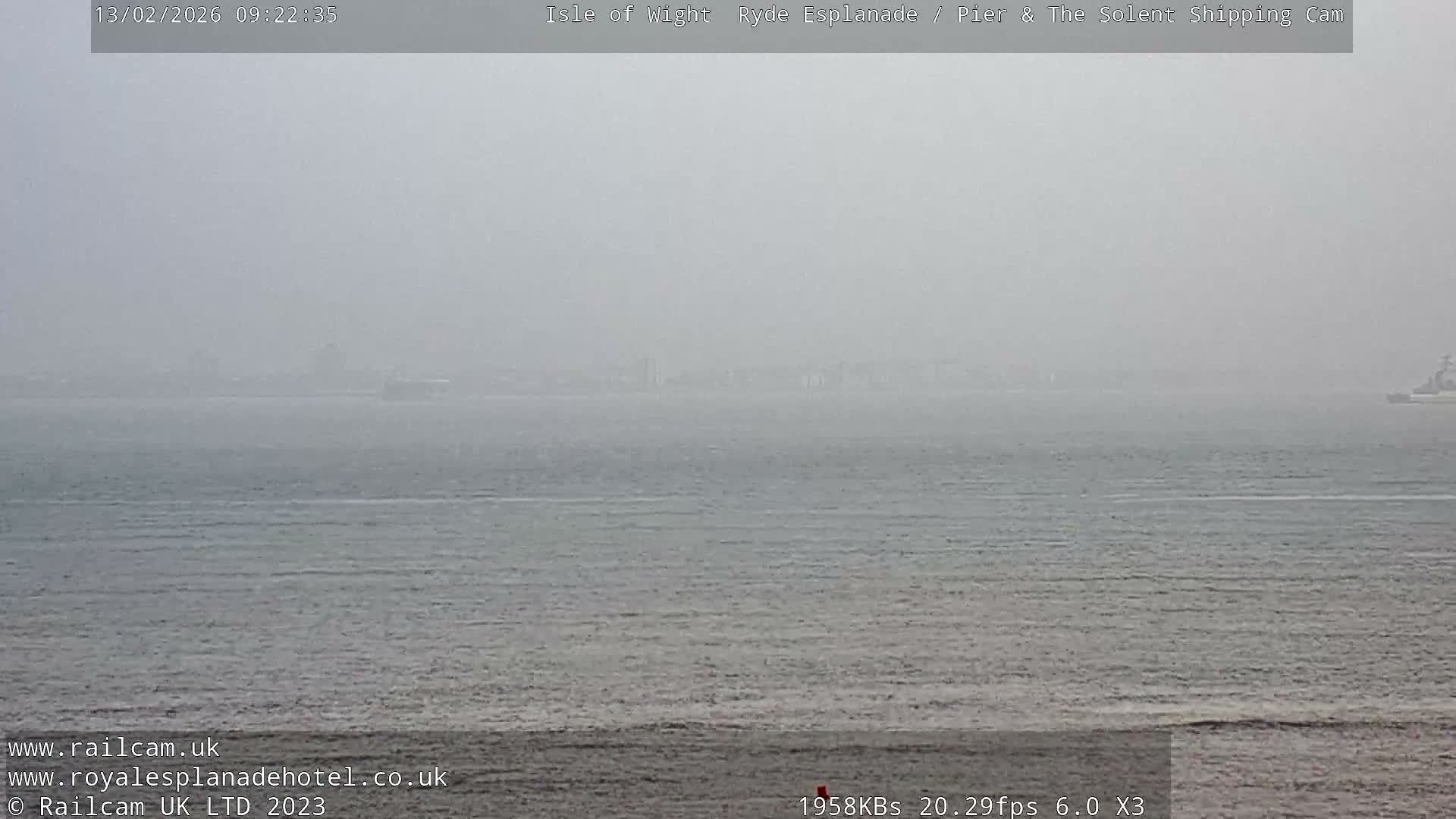 Ryde Pier & Beach Live Cam -Isle Of Wight, South East, England, United Kingdom