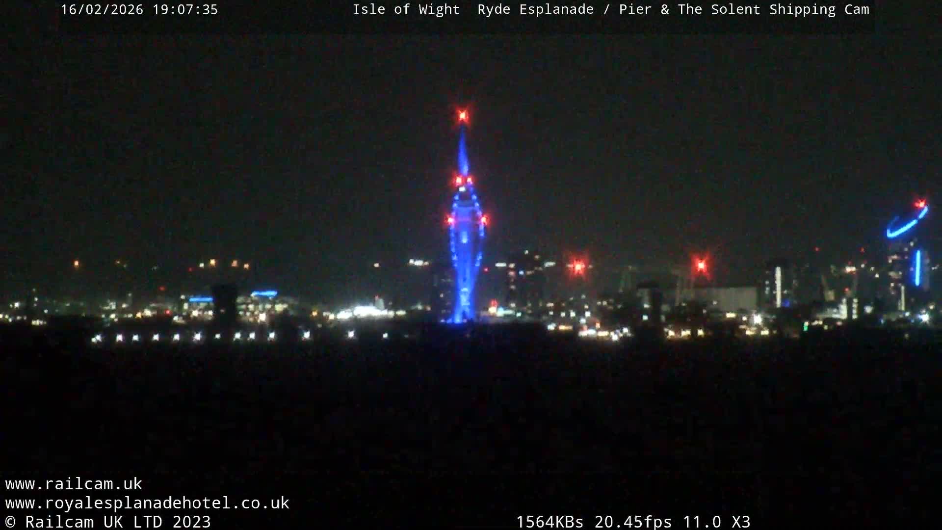 Ryde Pier & Beach Live Cam -Isle Of Wight, South East, England, United Kingdom