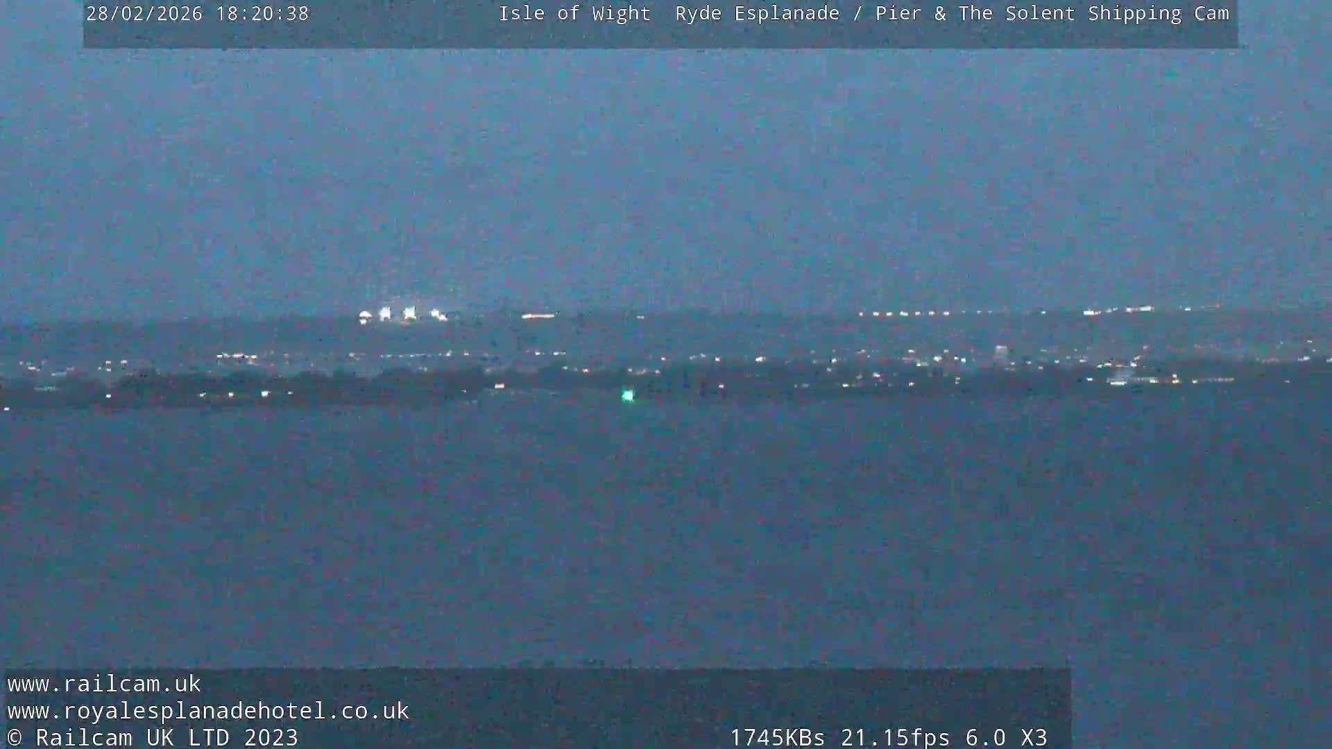 Ryde Pier & Beach Live Cam -Isle Of Wight, South East, England, United Kingdom